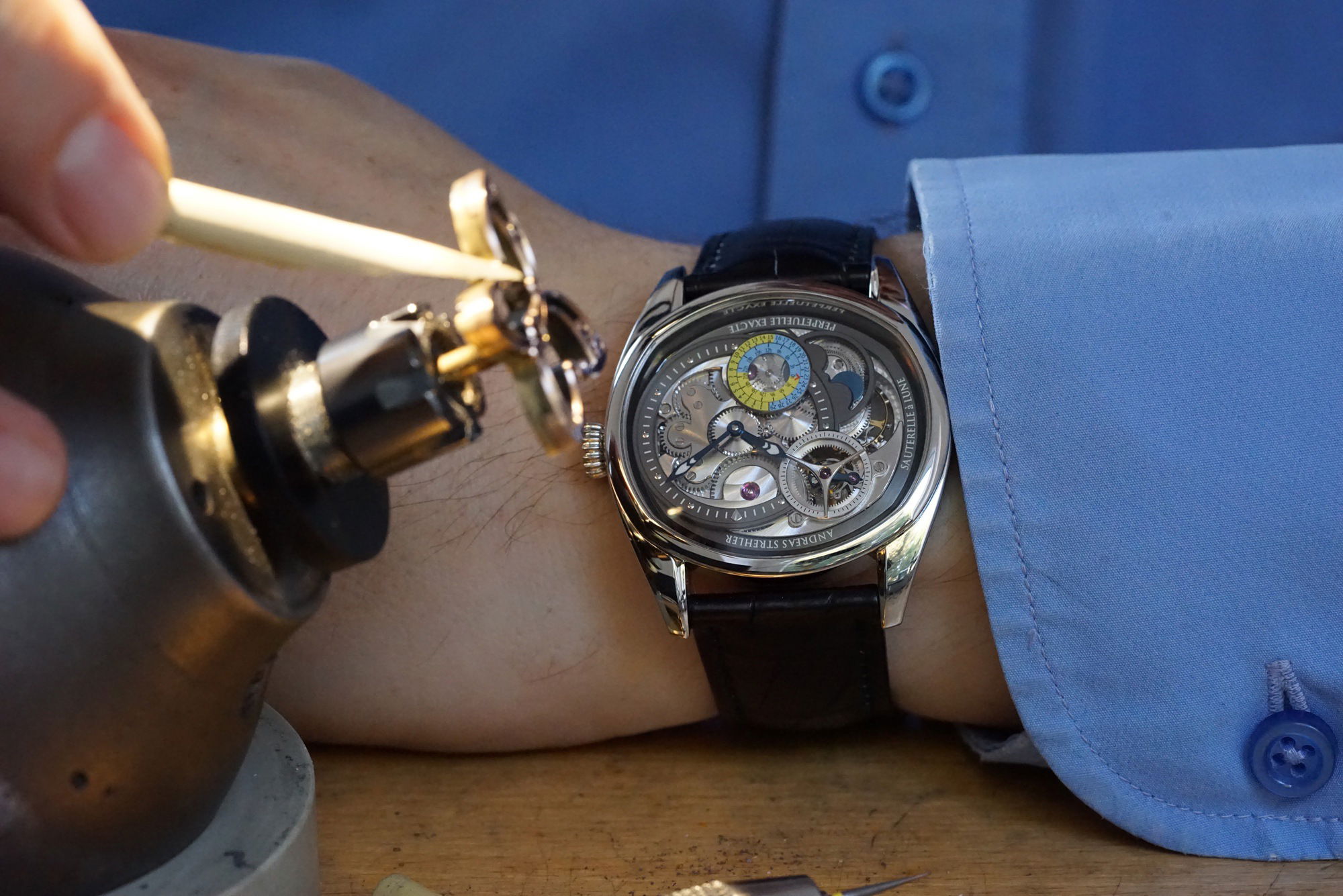 Andreas Strehler Lune Exacte Platinum