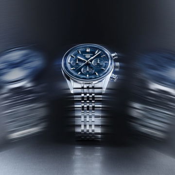 TAG Heuer Carrera Glassbox Chronograph Blue