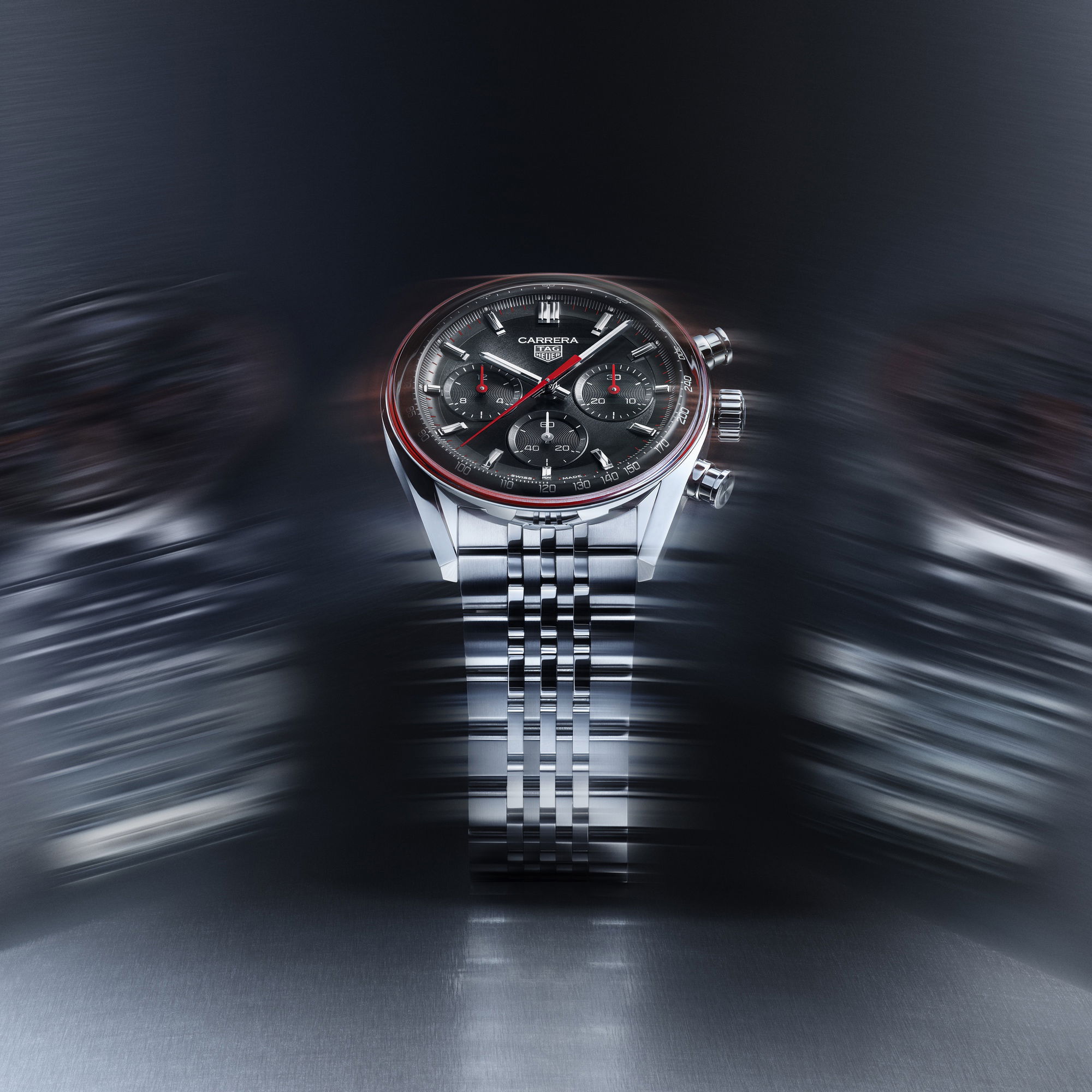 TAG Heuer Carrera Glassbox Chronograph Black