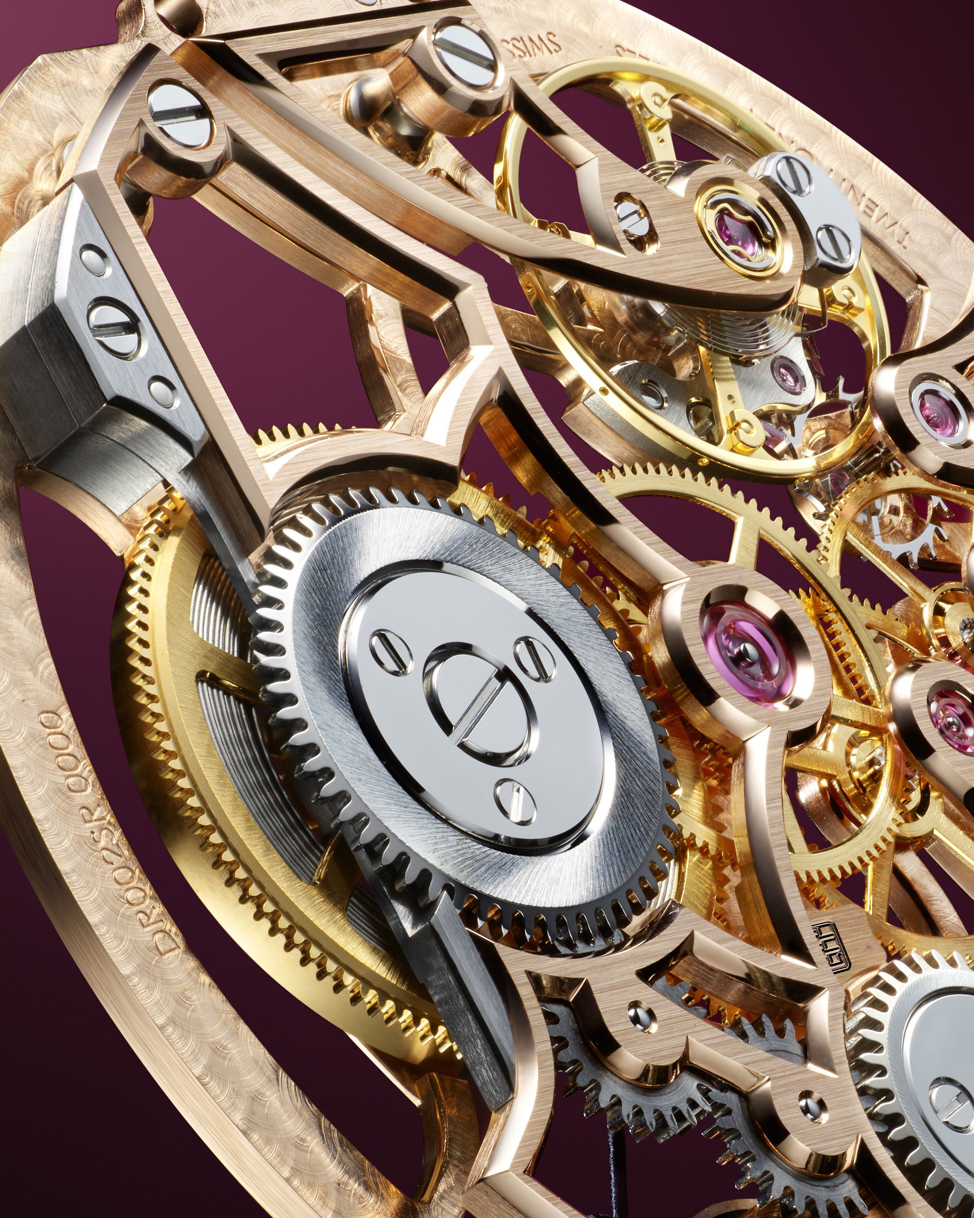 Daniel Roth Extra Plat Rose Gold Skeleton