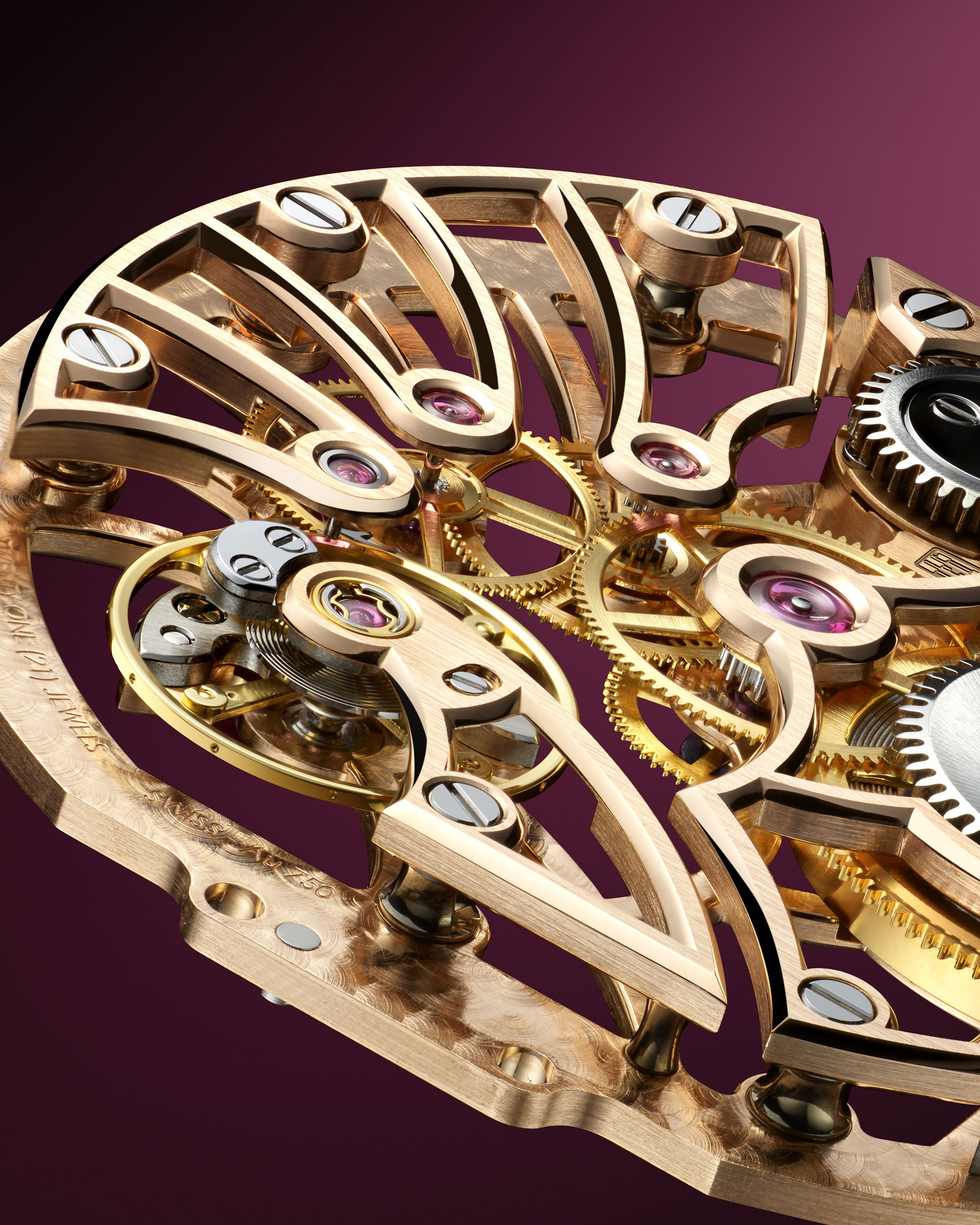 Daniel Roth Extra Plat Rose Gold Skeleton