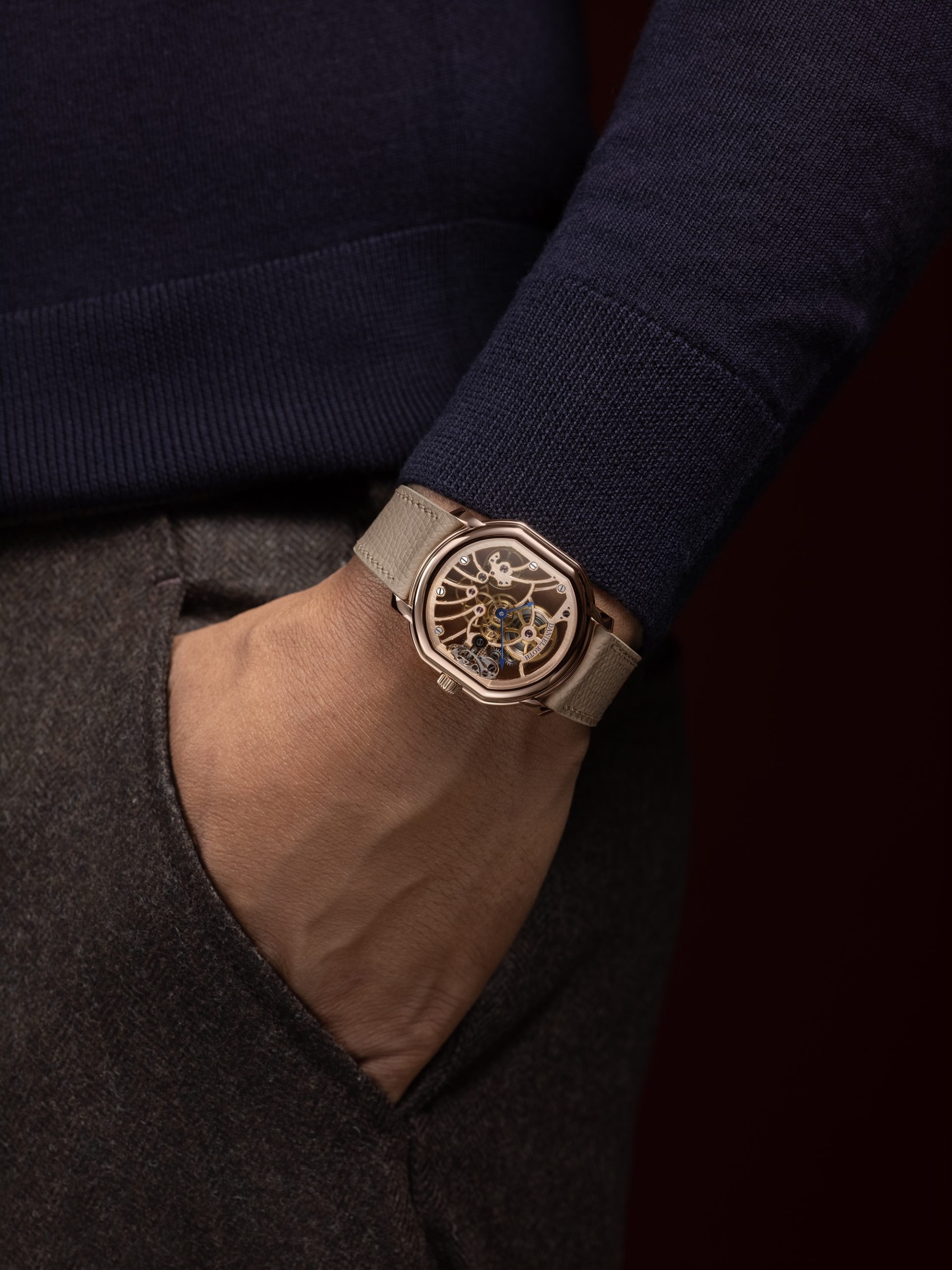 Daniel Roth Extra Plat Rose Gold Skeleton