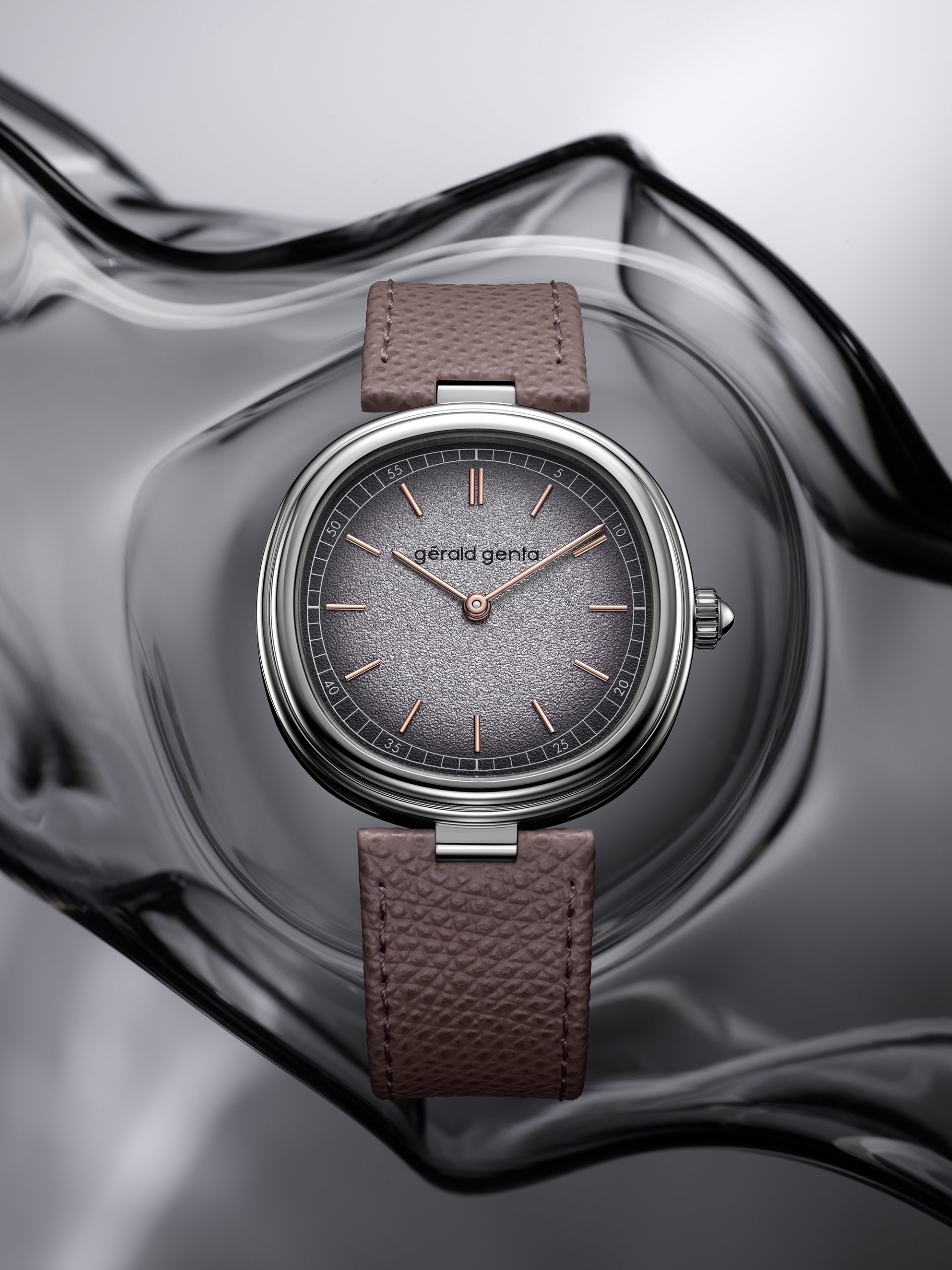 Gerald Genta Geneva Time Only Grafite