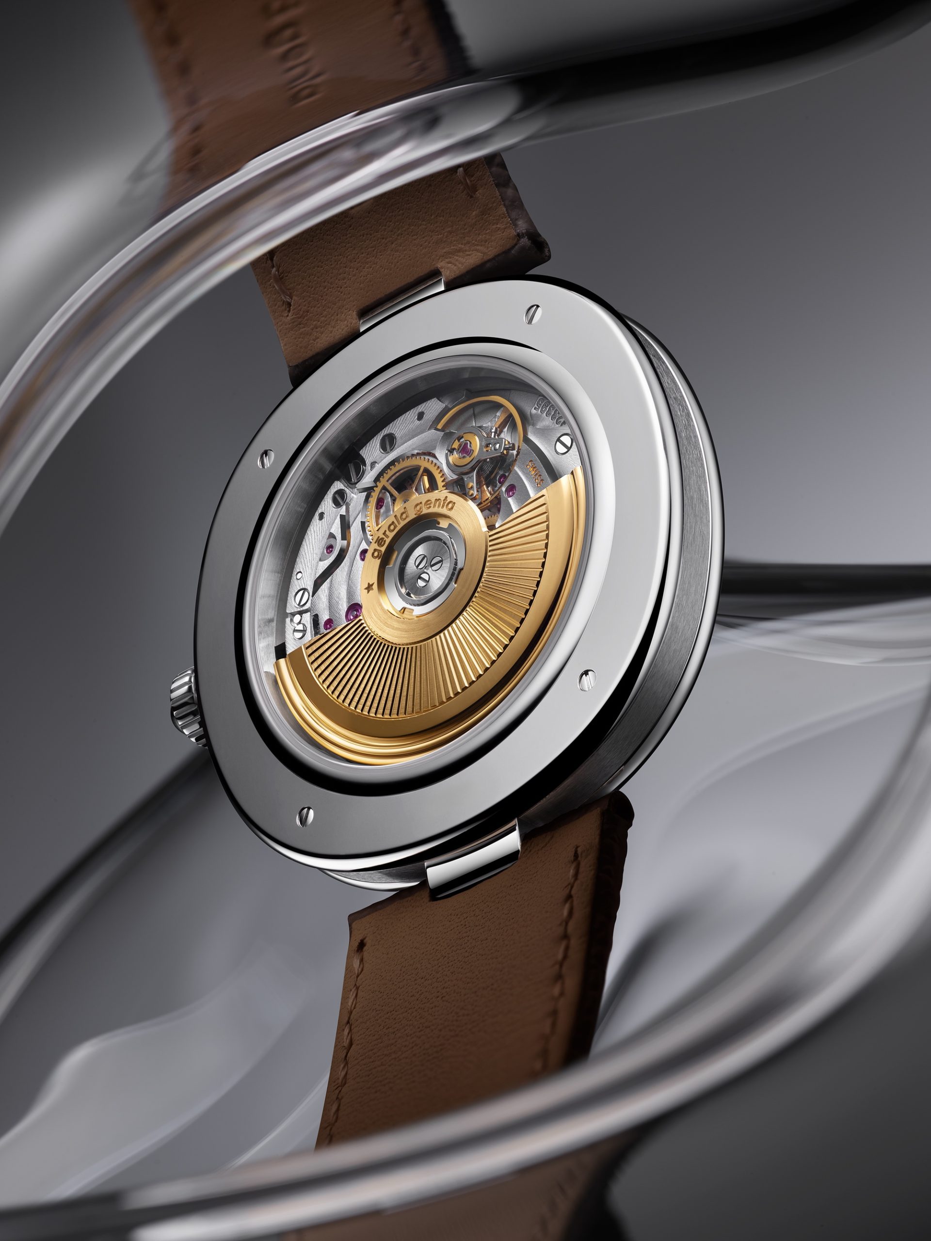 Gerald Genta Geneva Time Only Grafite