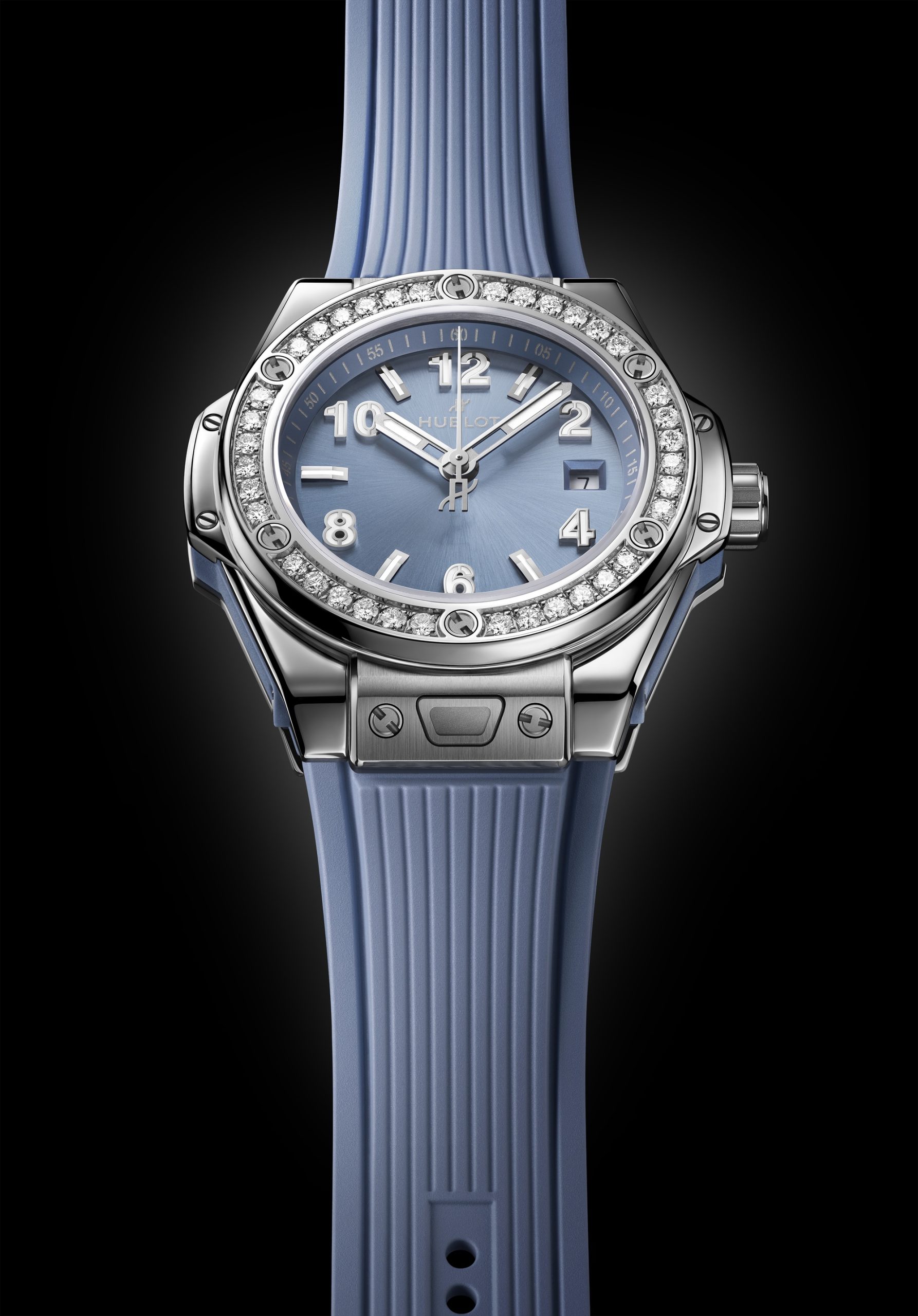 Hublot Big Bang One Click Coal Blue Diamonds