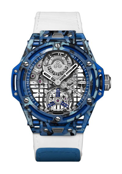 Hublot Big Bang Tourbillon Novak Djokovic Goat Edition Blue