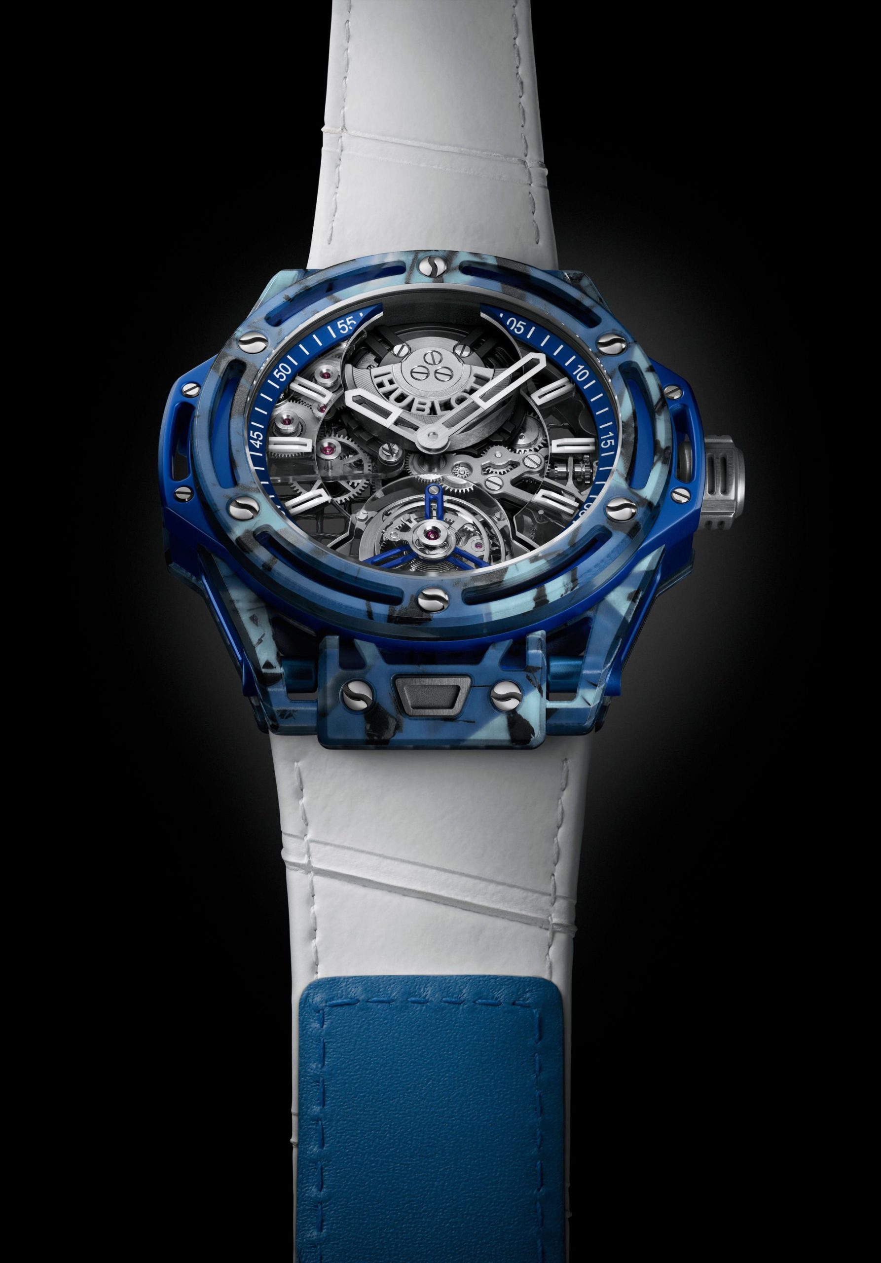 Hublot Big Bang Tourbillon Novak Djokovic Goat Edition Blue