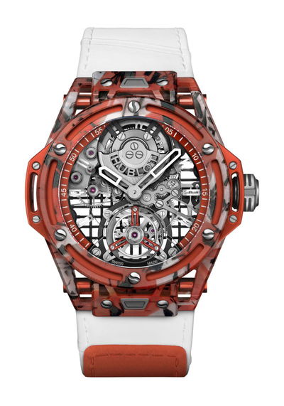 Hublot Big Bang Tourbillon Novak Djokovic Goat Edition Orange