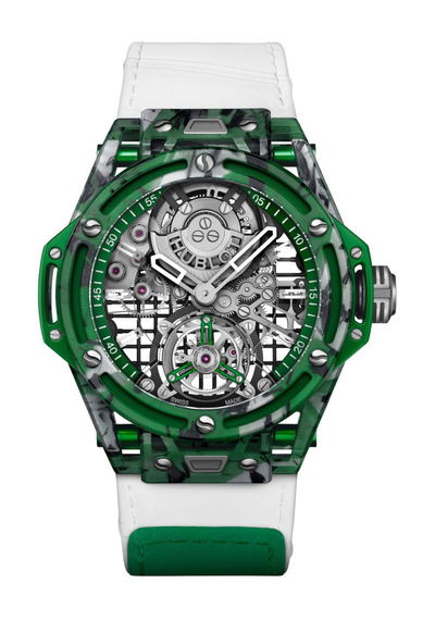 Hublot Big Bang Tourbillon Novak Djokovic Goat Edition Green