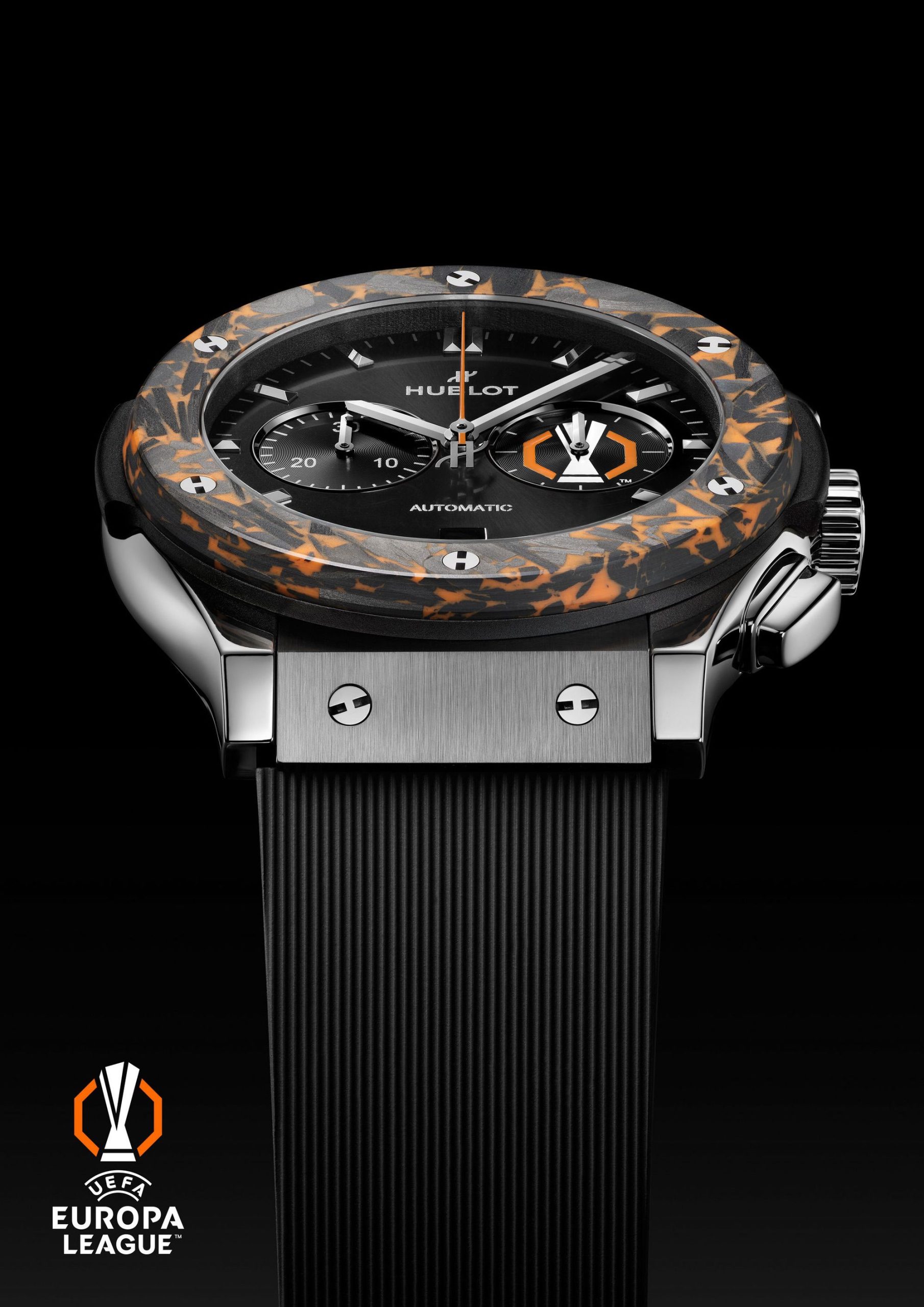 Hublot Classic Fusion Chronograph UEFA Europa League Titanium Carbon