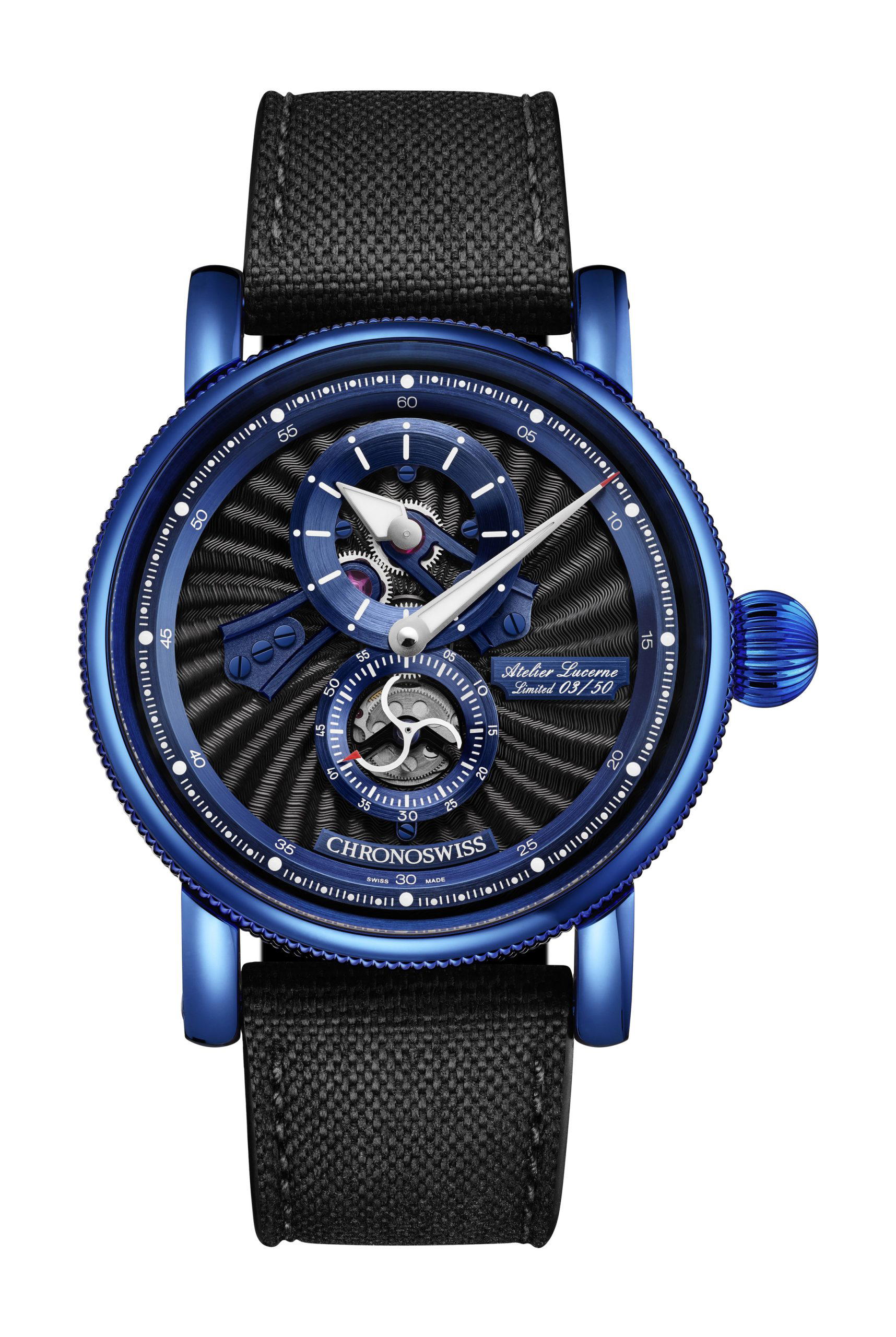 Chronoswiss Open Gear Blue Spark