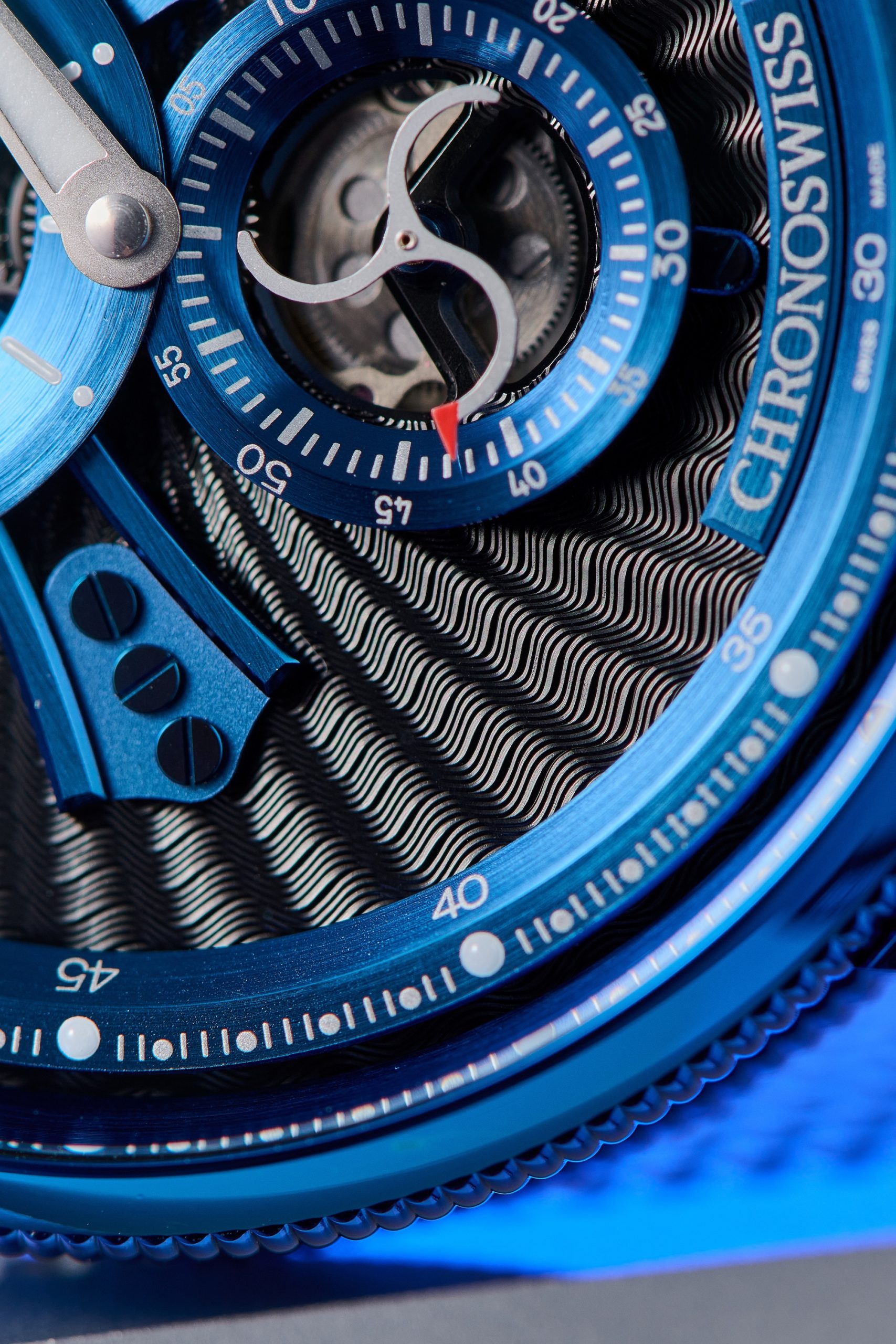 Chronoswiss Open Gear Blue Spark