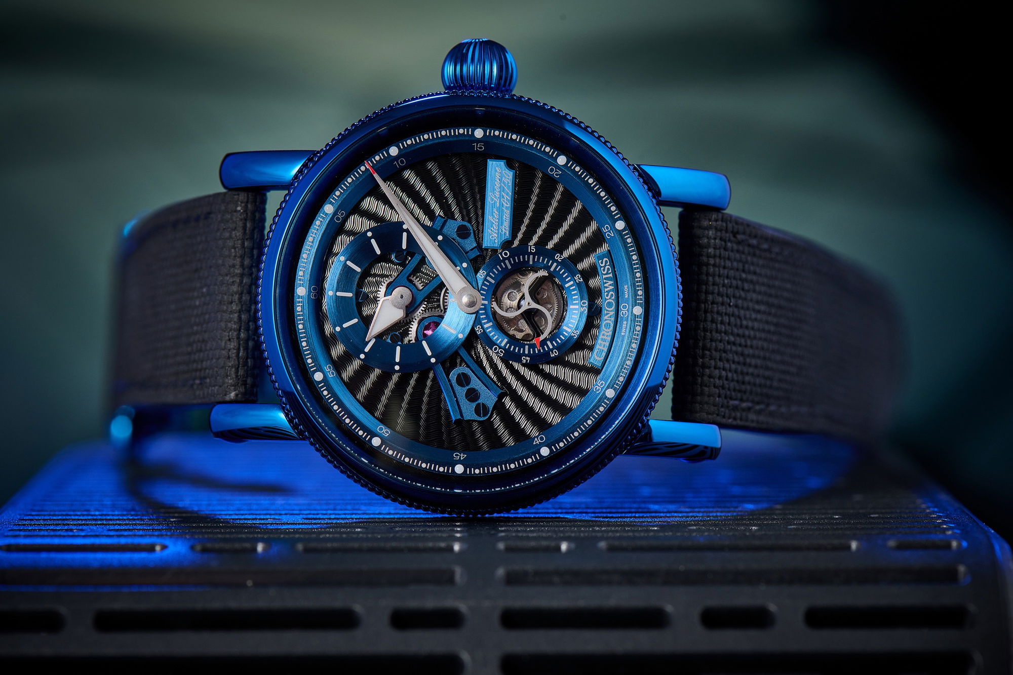 Chronoswiss Open Gear Blue Spark