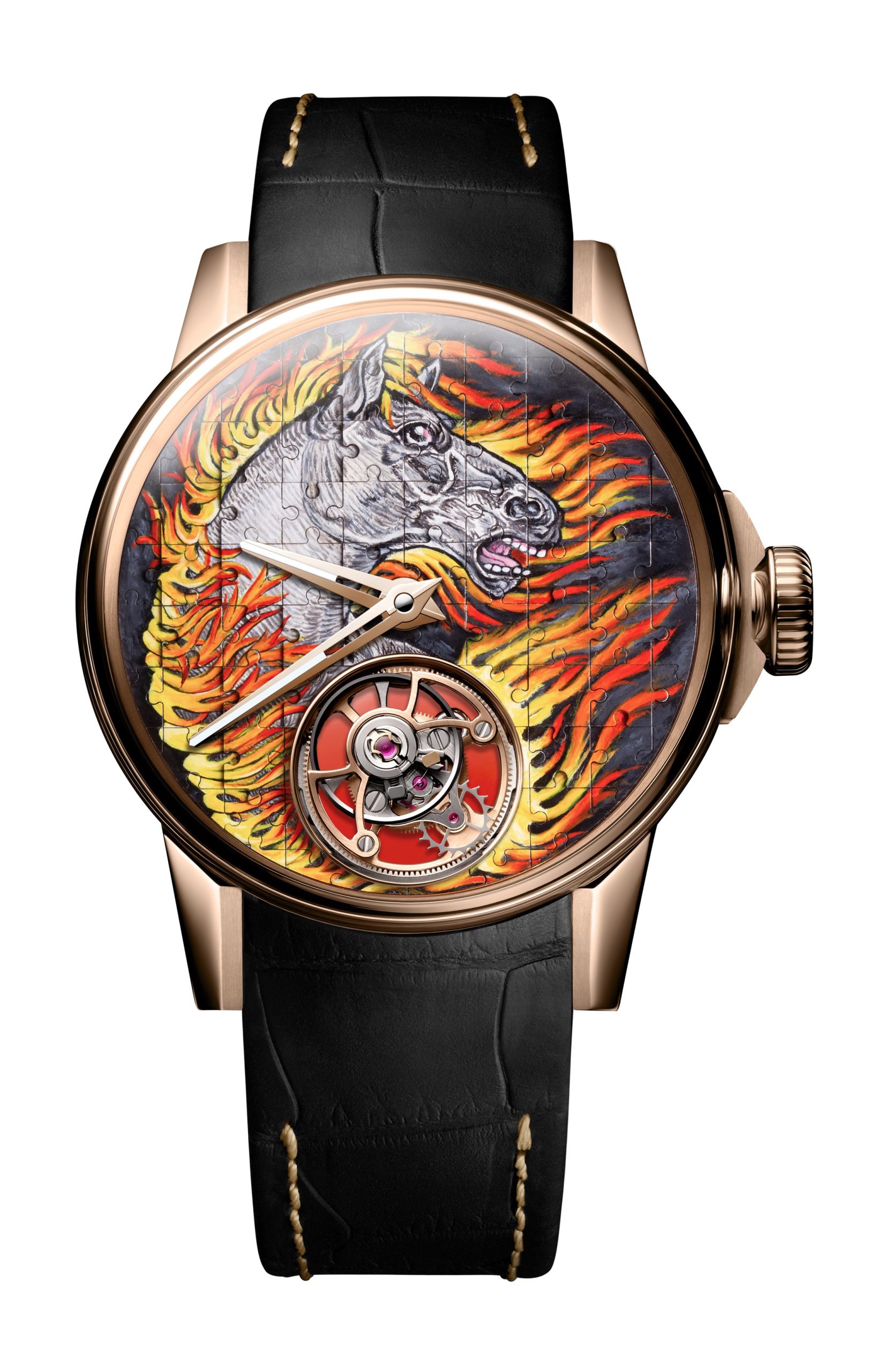 Louis Moinet Tourbillon Puzzle Fire Horse