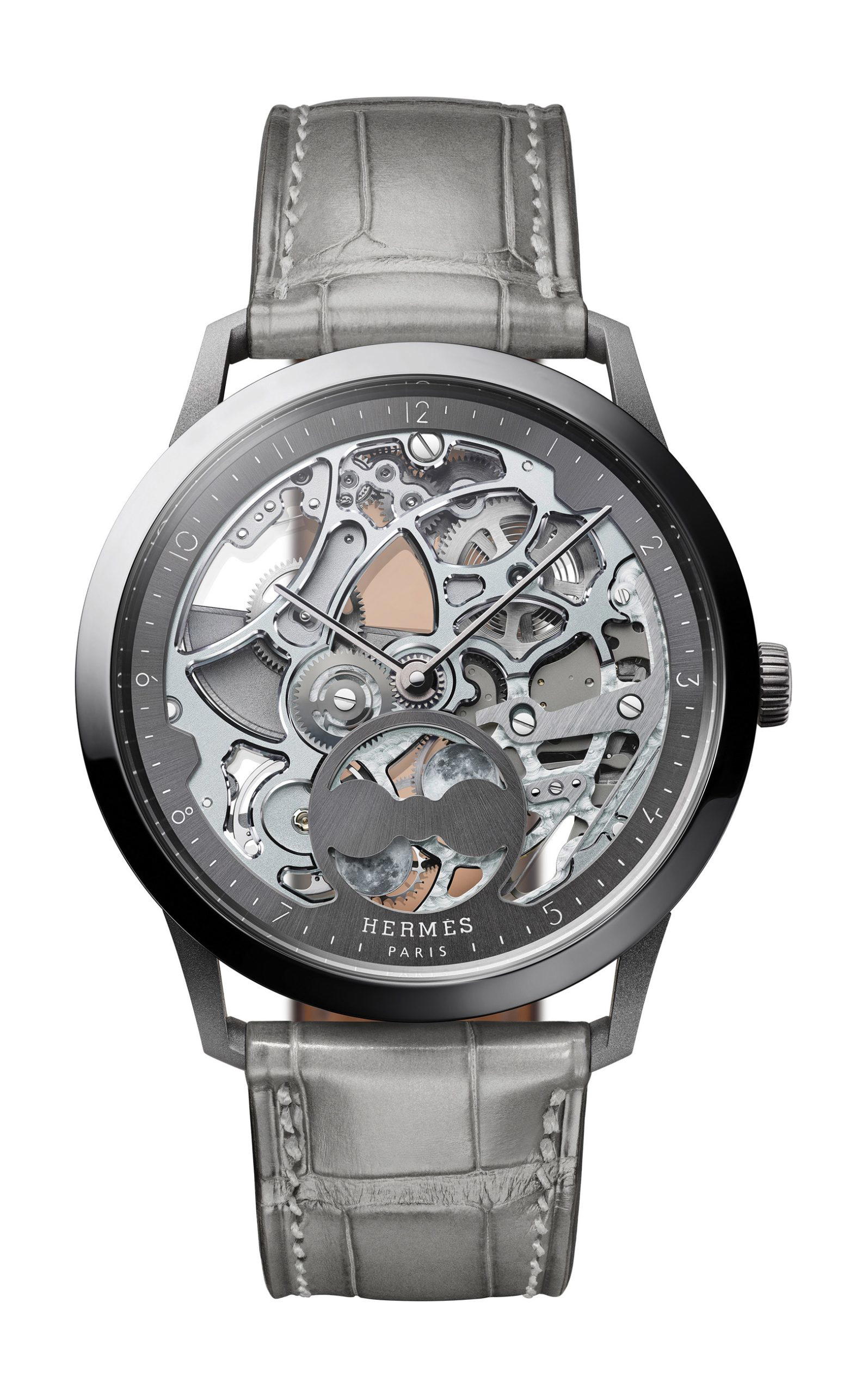 Hermès Slim d'Hermès Squelette Lune Gray
