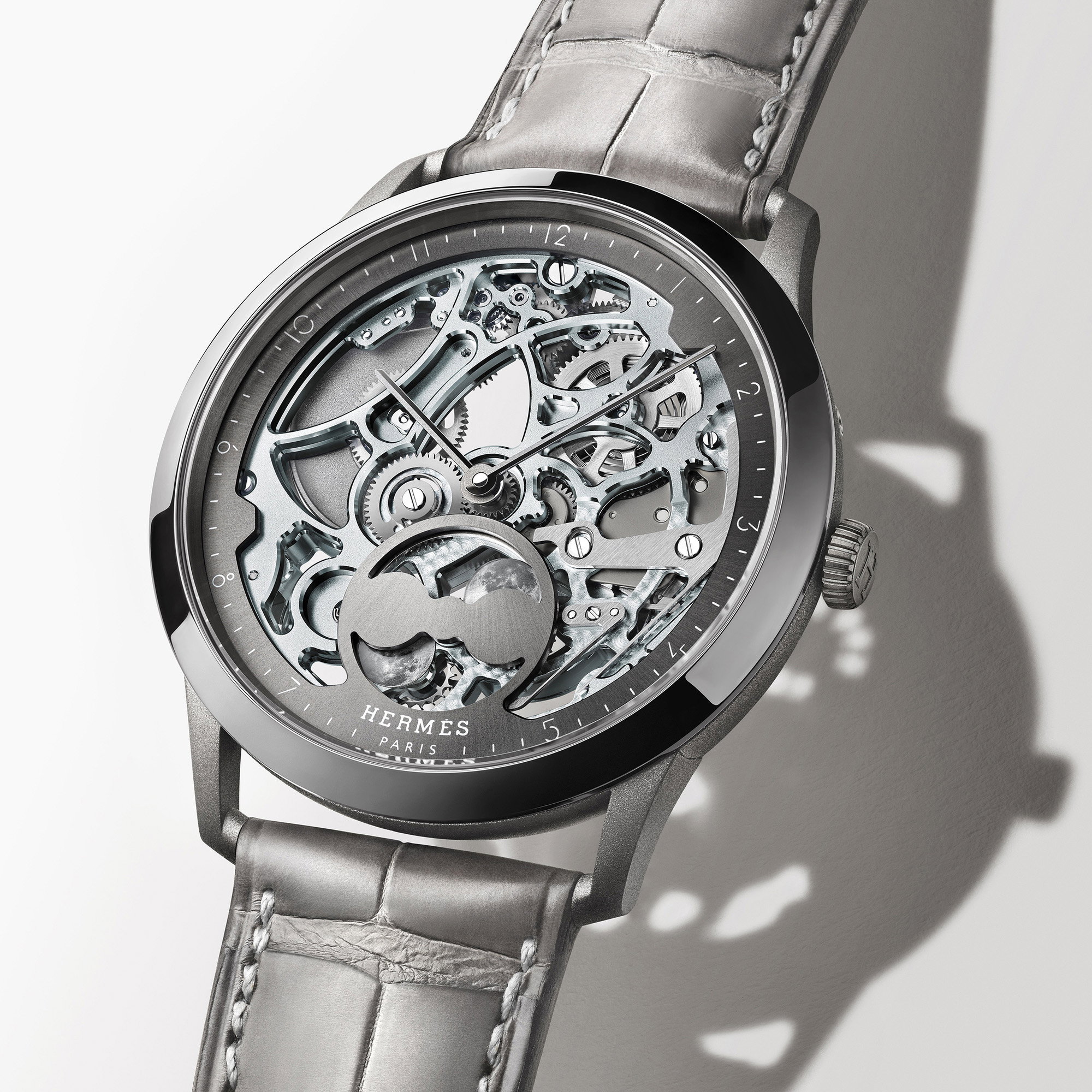 Hermès Slim d'Hermès Squelette Lune Gray