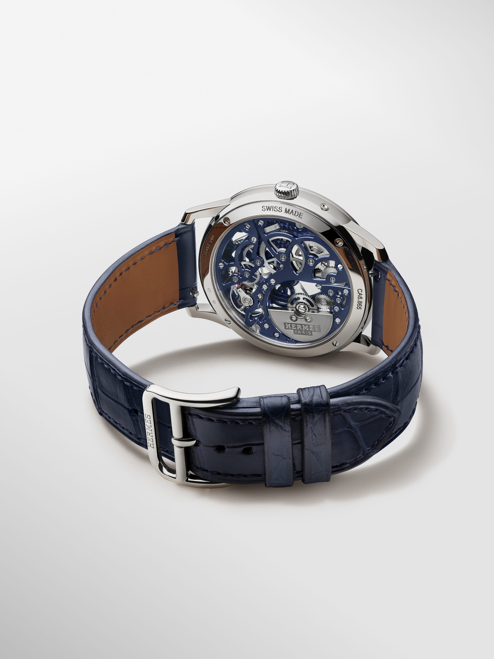 Hermès Slim d'Hermès Squelette Lune Blue