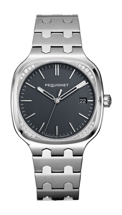 Pequignet Concorde Charcoal Grey 40 Diamonds