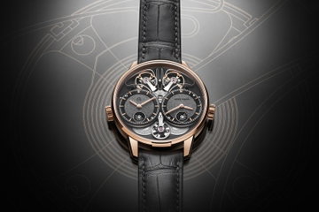 Armin Strom Dual Time GMT Resonance Rose Gold