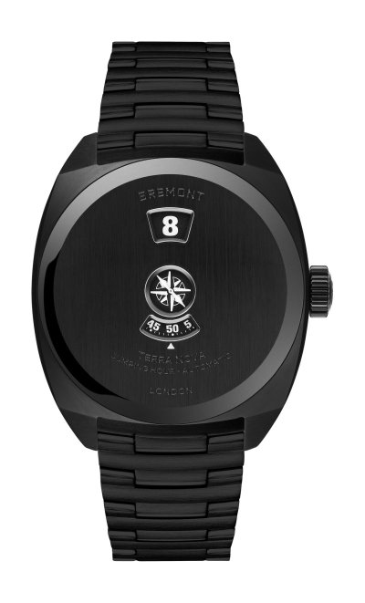 Bremont Terra Nova 38 Jumping Hour Stealth Black DLC edition