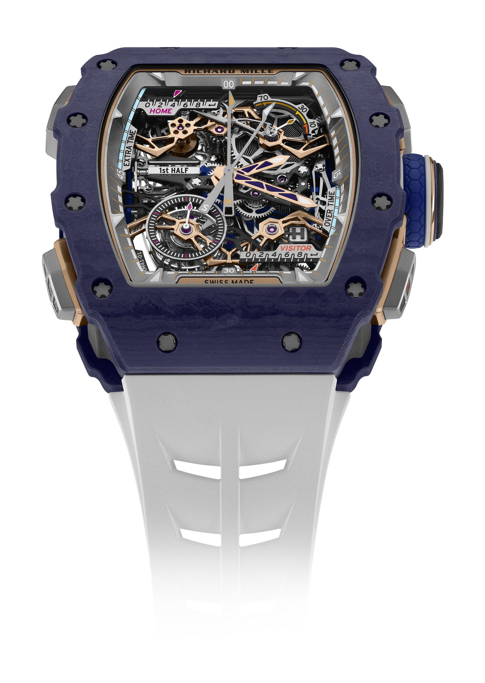 Richard Mille RM 41-01 Tourbillon Soccer Dark Blue Quartz TPT