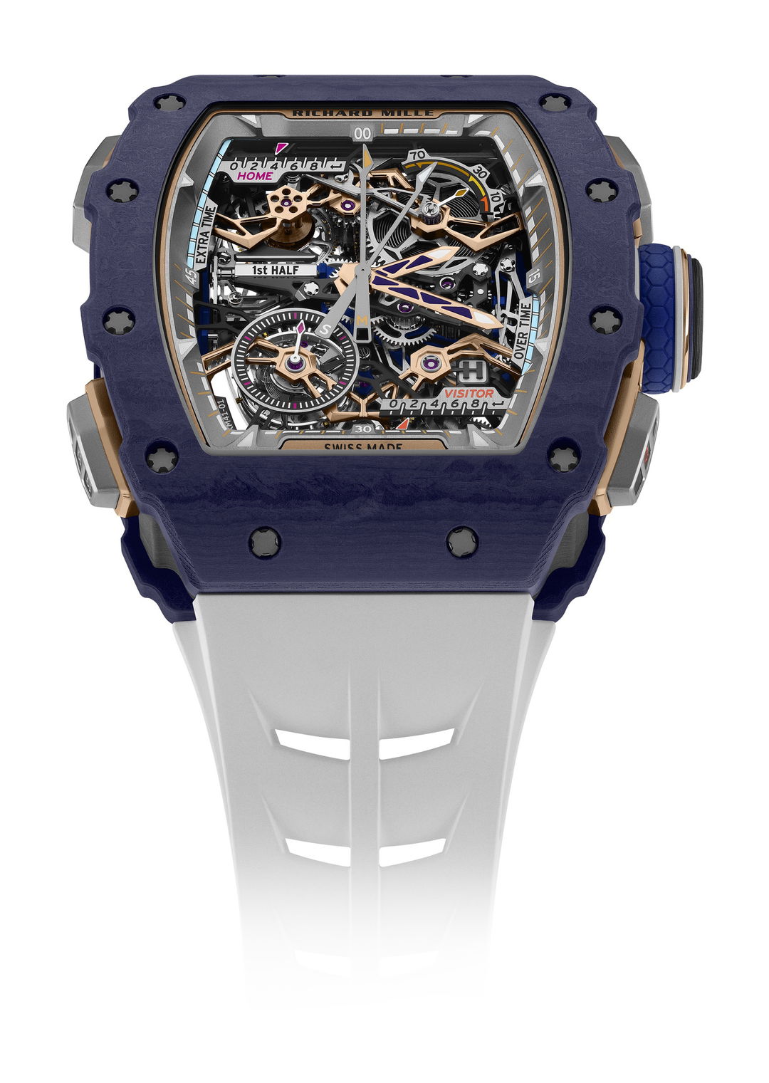 Richard Mille RM 41-01 Tourbillon Soccer Dark Blue Quartz TPT