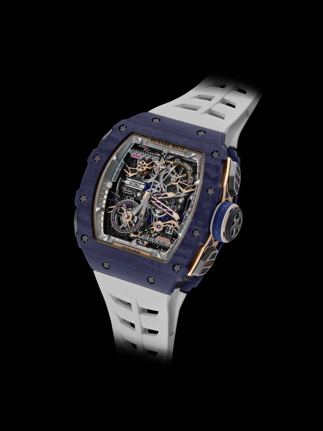Richard Mille RM 41-01 Tourbillon Soccer Dark Blue Quartz TPT