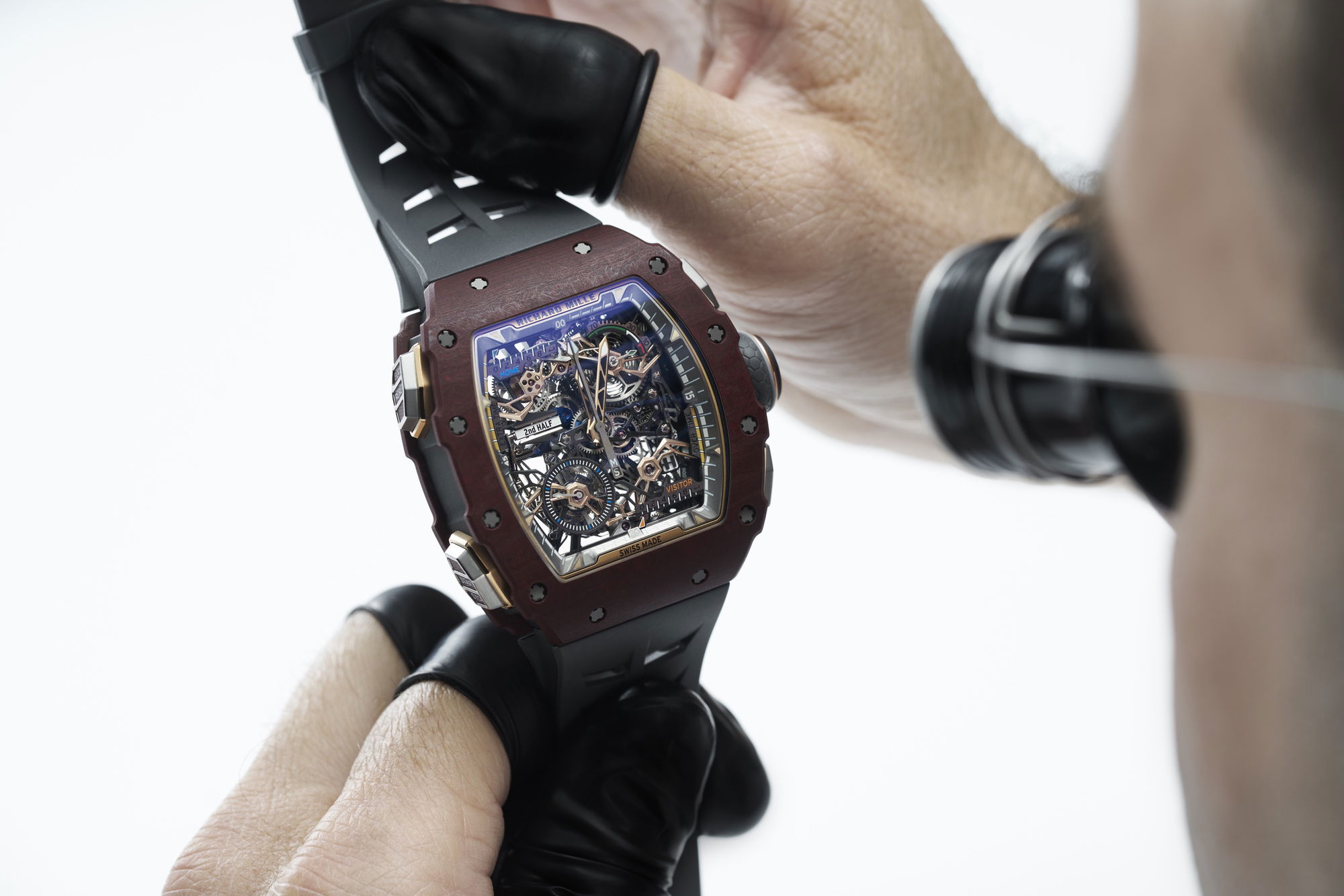 Richard Mille RM 41-01 Tourbillon Soccer Red Carmin Basalt TPT