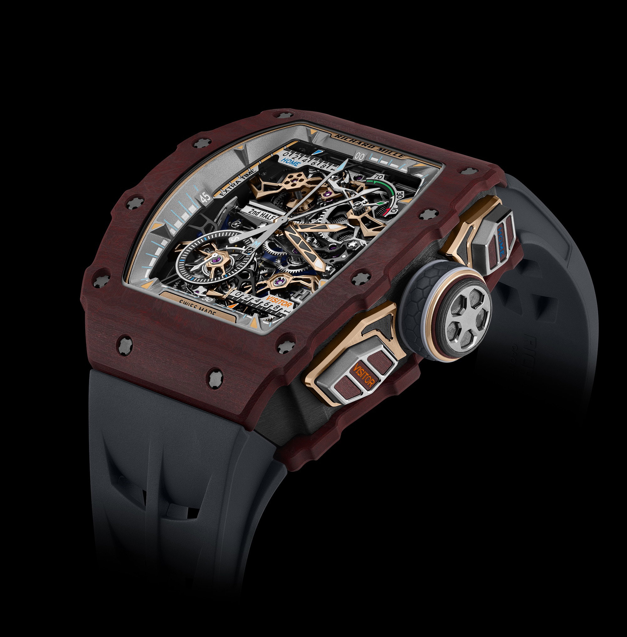 Richard Mille RM 41-01 Tourbillon Soccer Red Carmin Basalt TPT