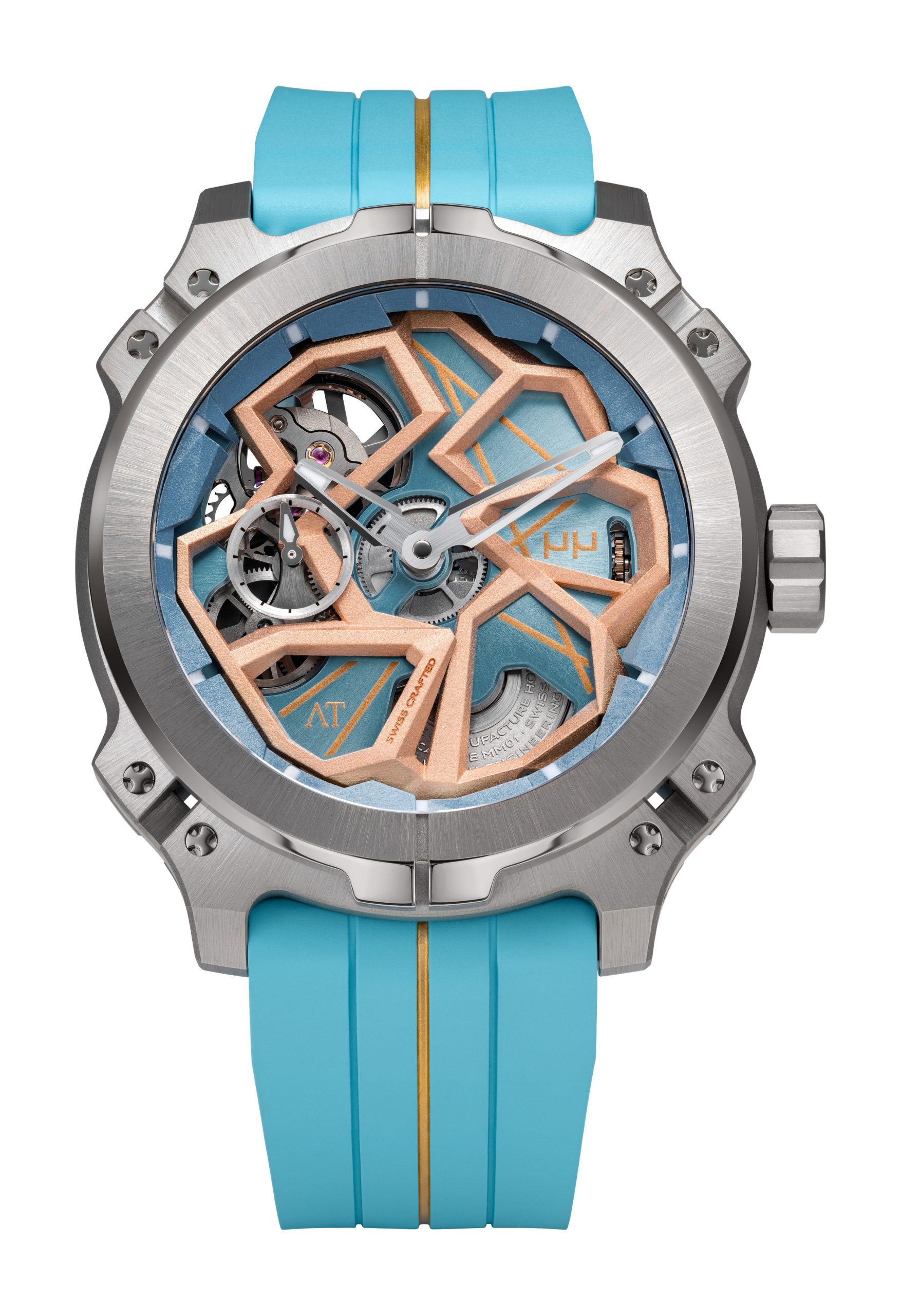 Mauron Musy MU05 Blueprint Hard Gold Skeleton – The Watch Pages