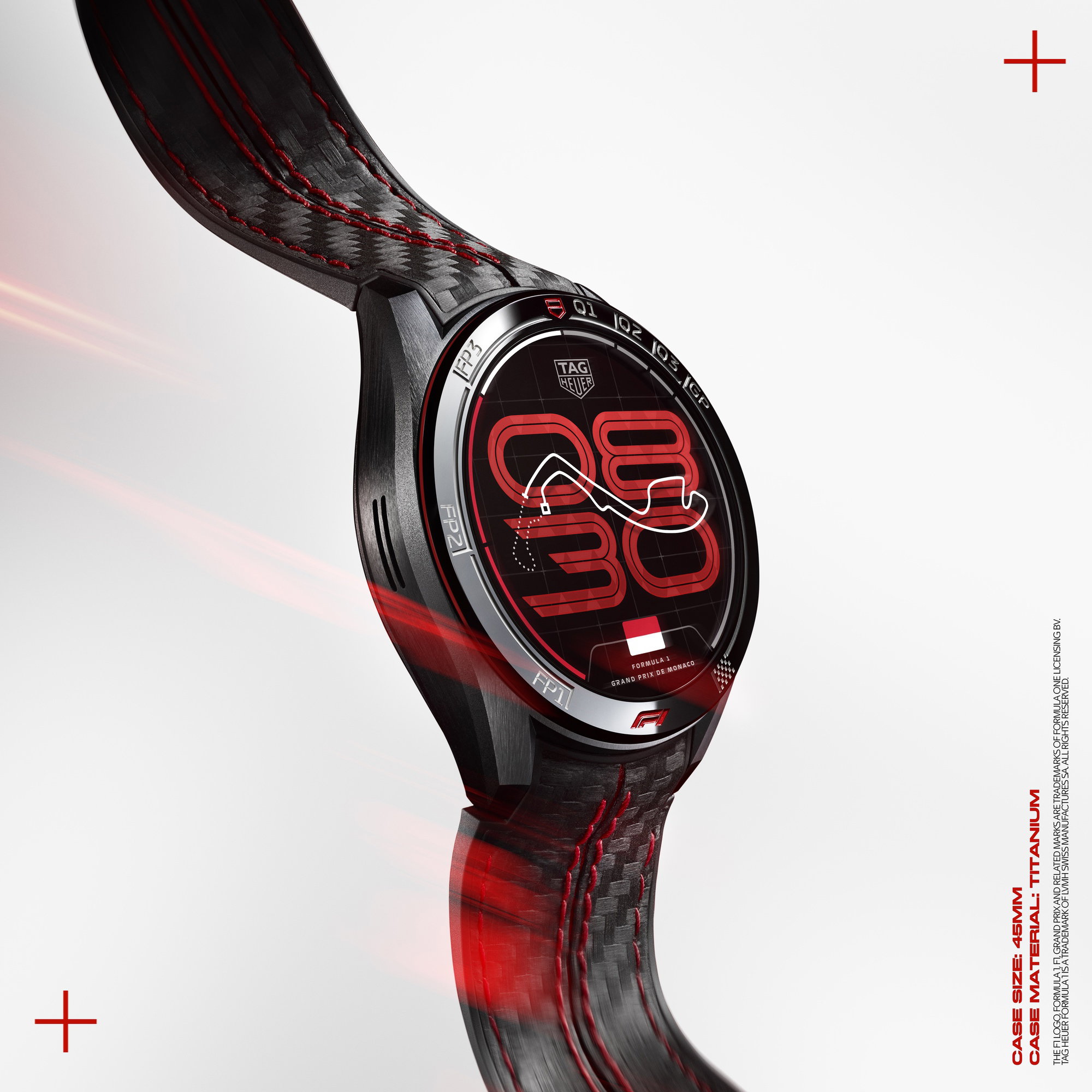 TAG Heuer Connected Calibre E5 45 mm x Formula 1