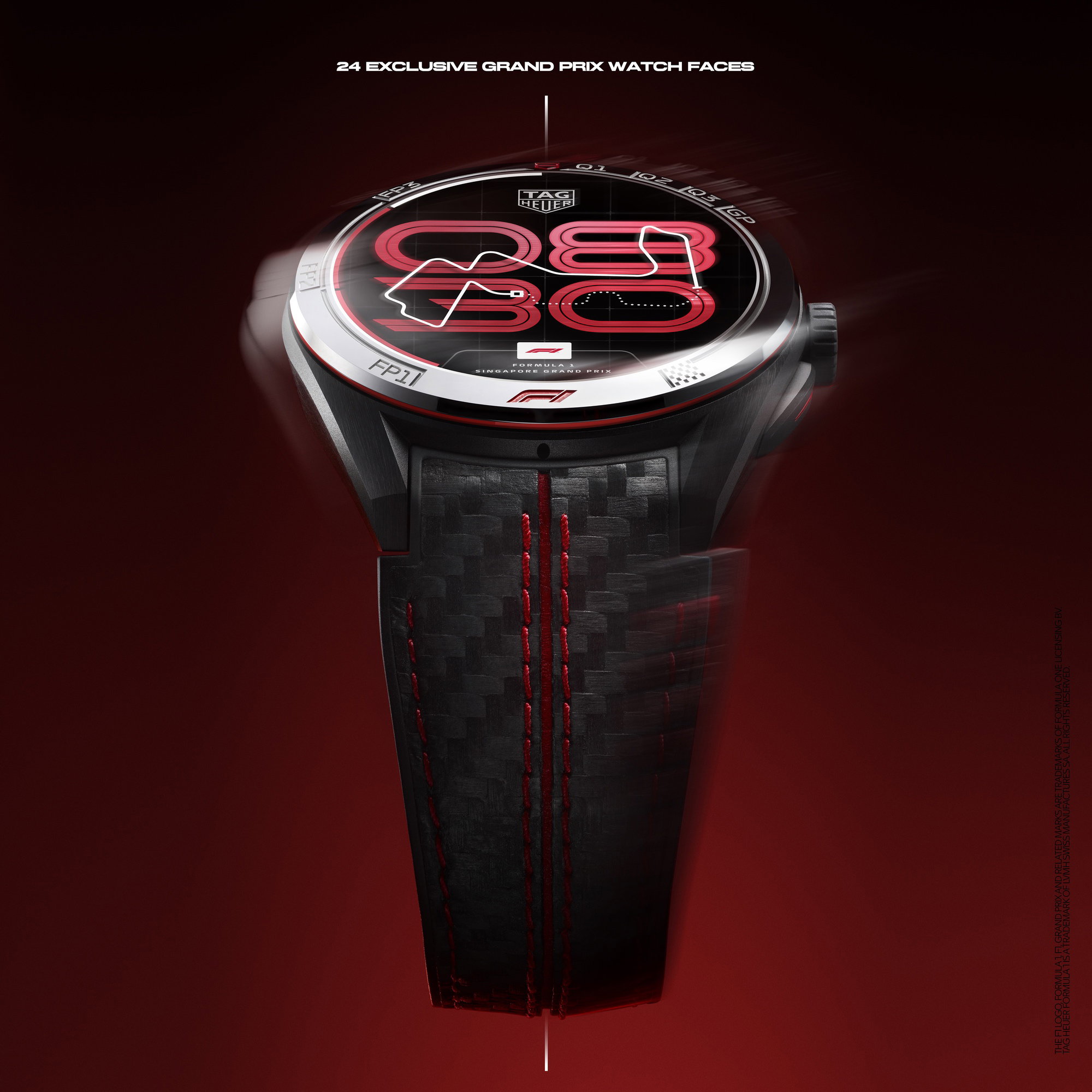 TAG Heuer Connected Calibre E5 45 mm x Formula 1