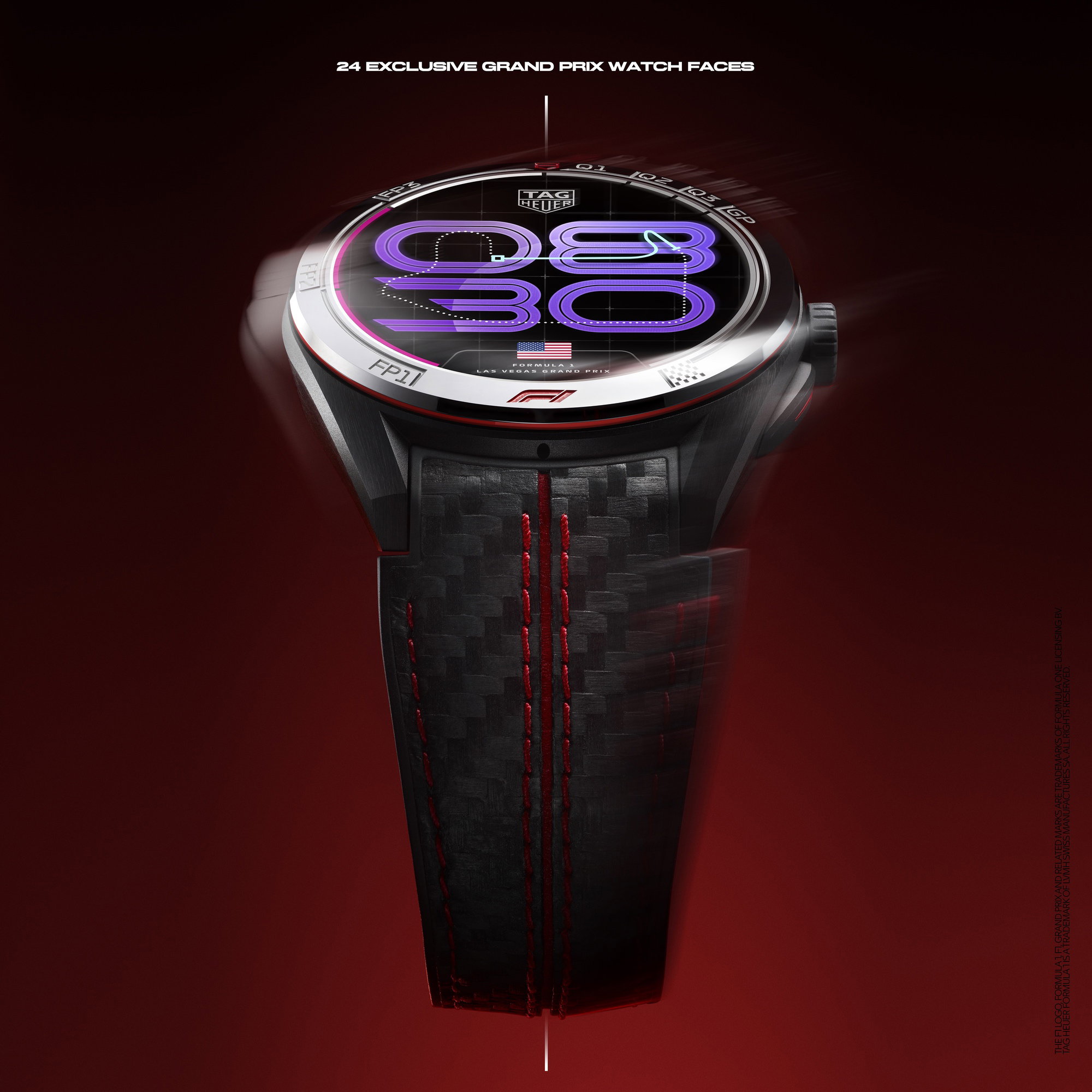 TAG Heuer Connected Calibre E5 45 mm x Formula 1