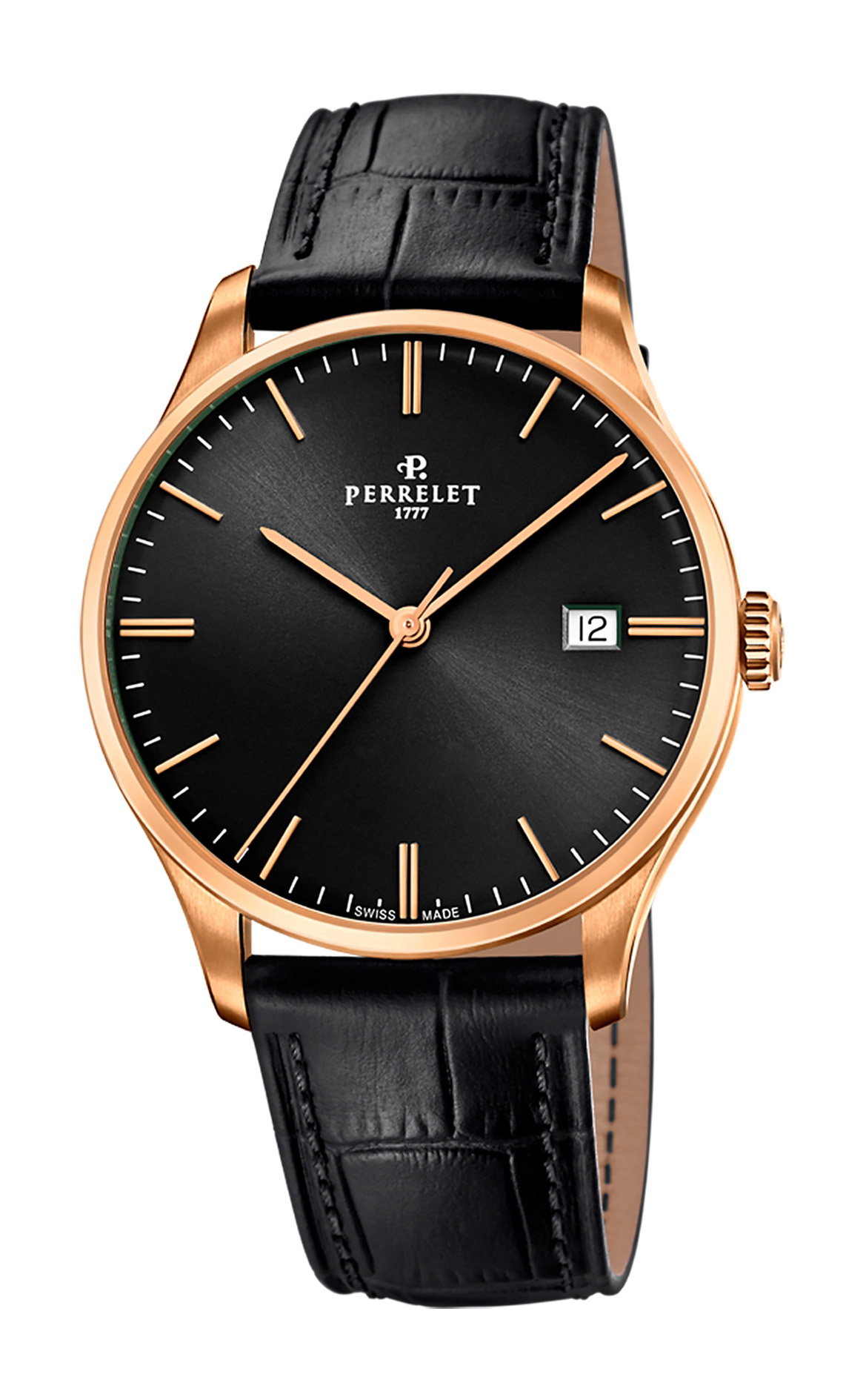 Perrelet Weekend 3 Hands Black