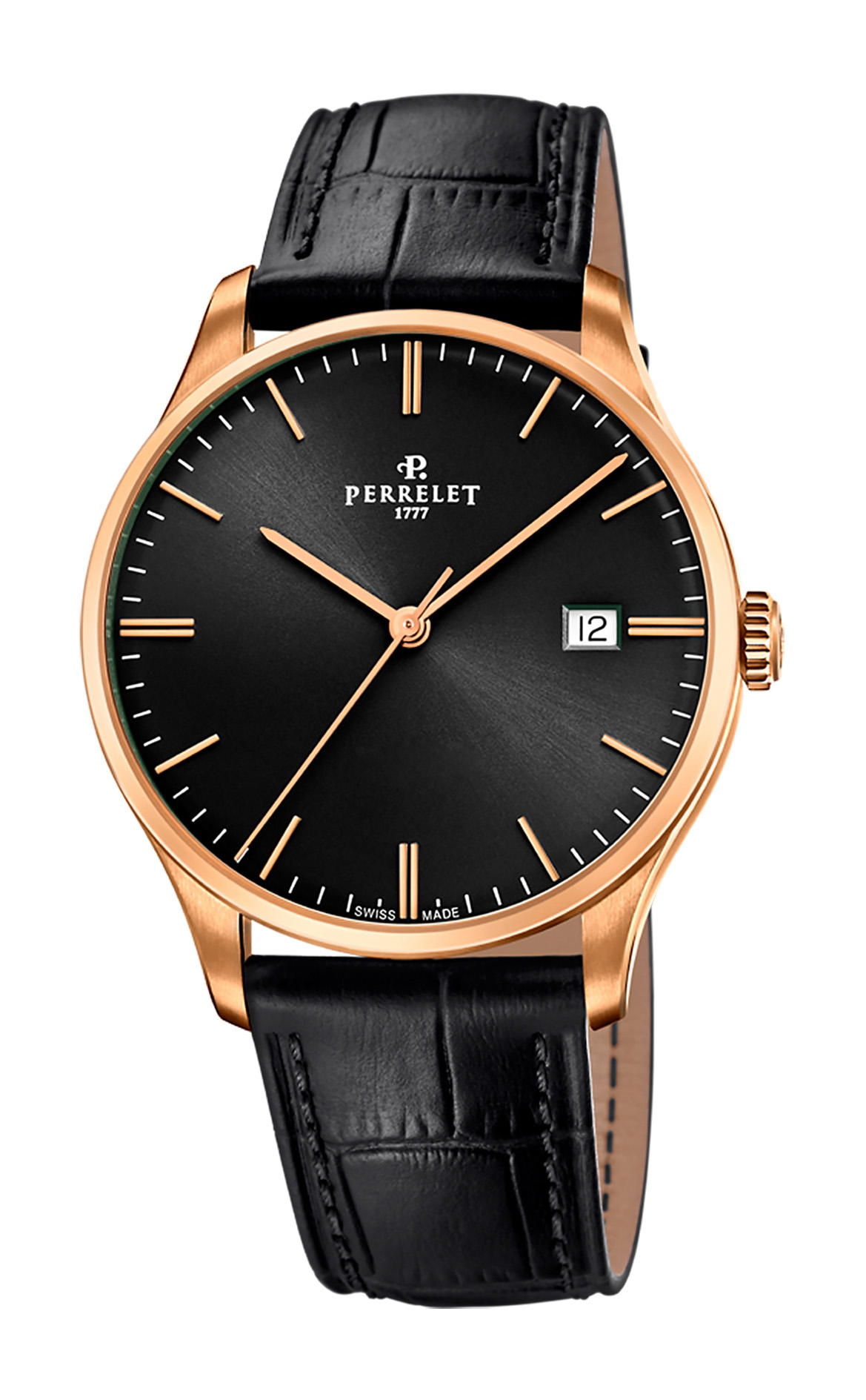 Perrelet Weekend 3 Hands Black
