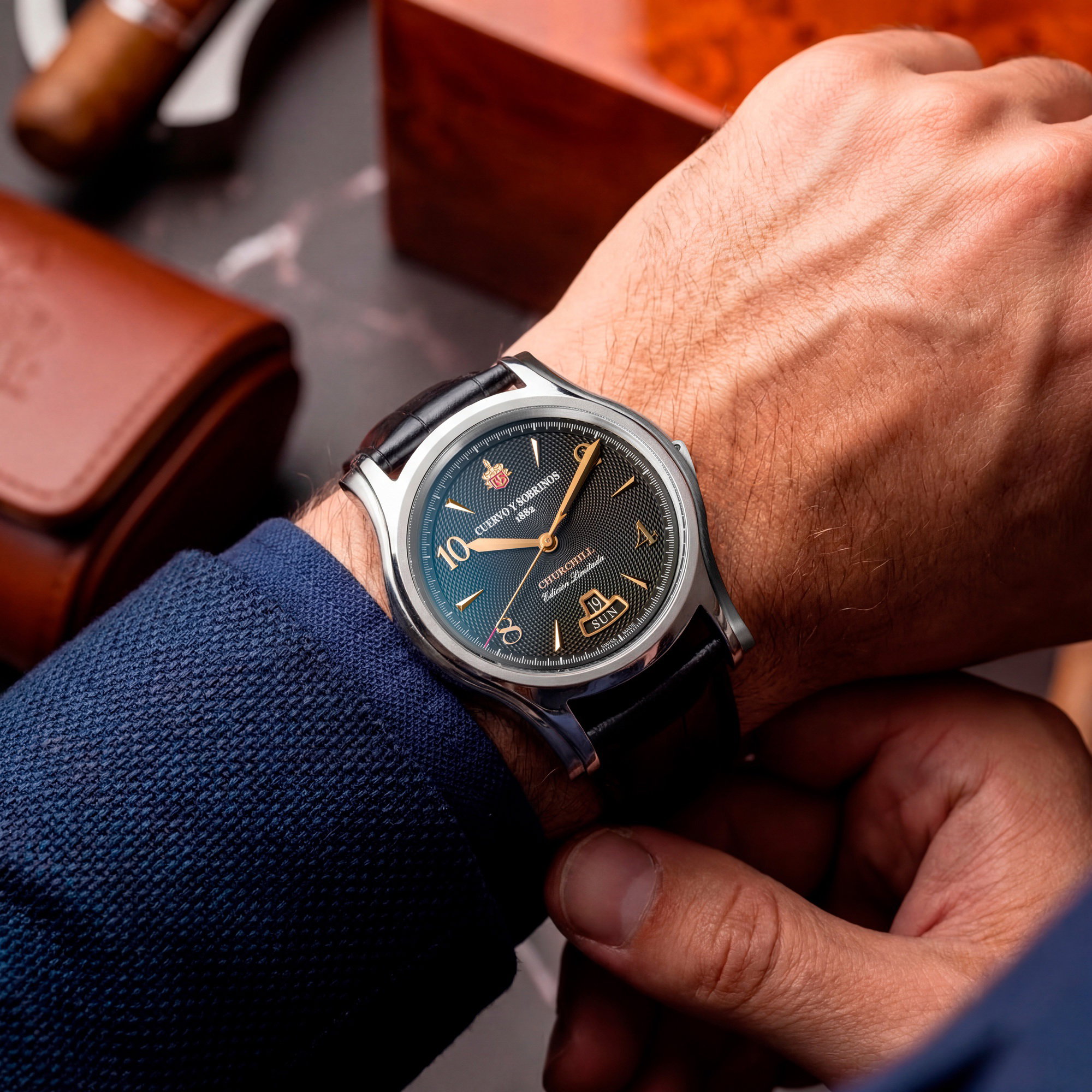 Cuervo y Sobrinos Churchill Sir Winston Black – The Watch Pages