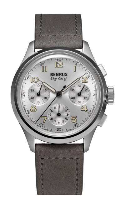 BENRUS Sky Chief Cirrus White