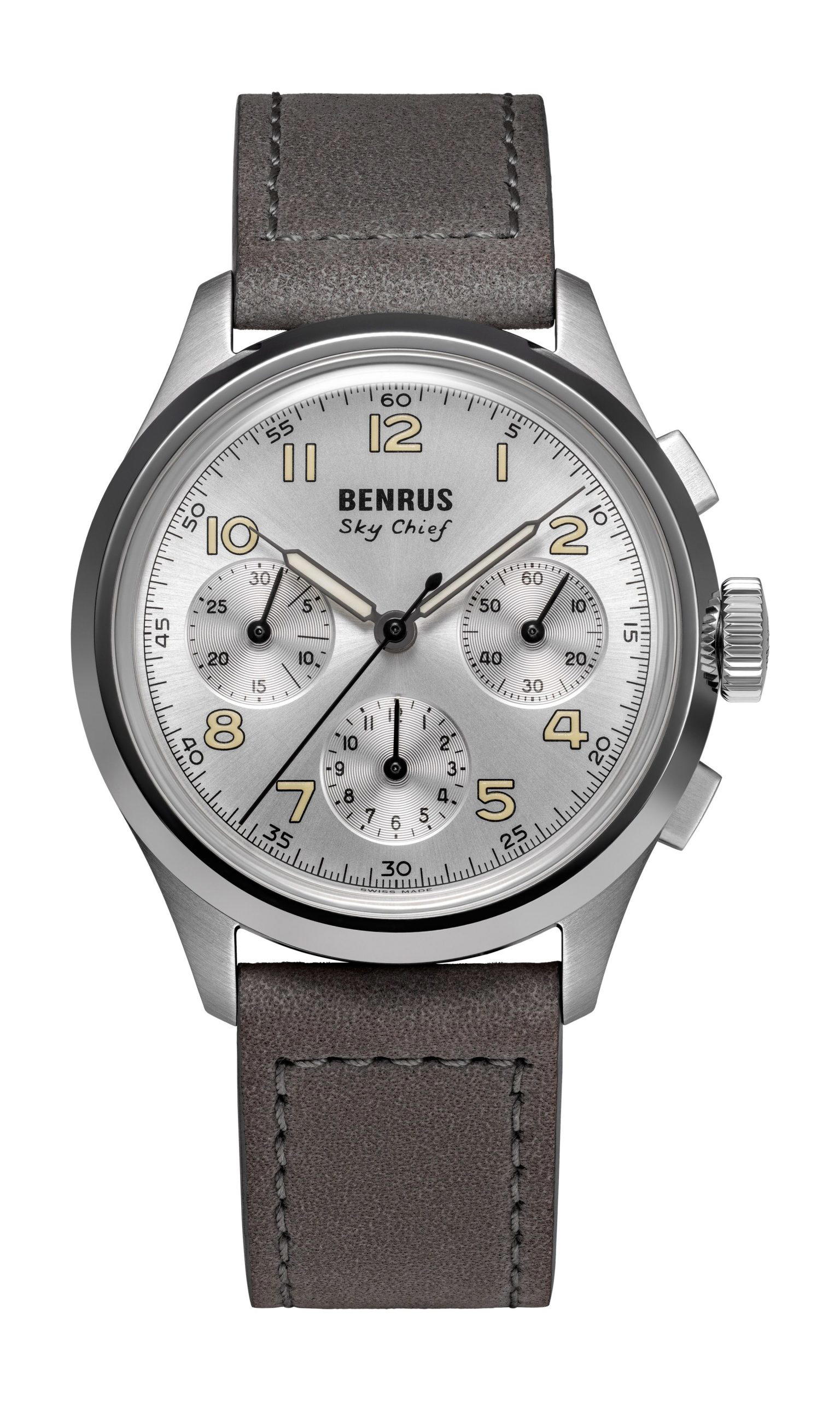 BENRUS Sky Chief Cirrus White