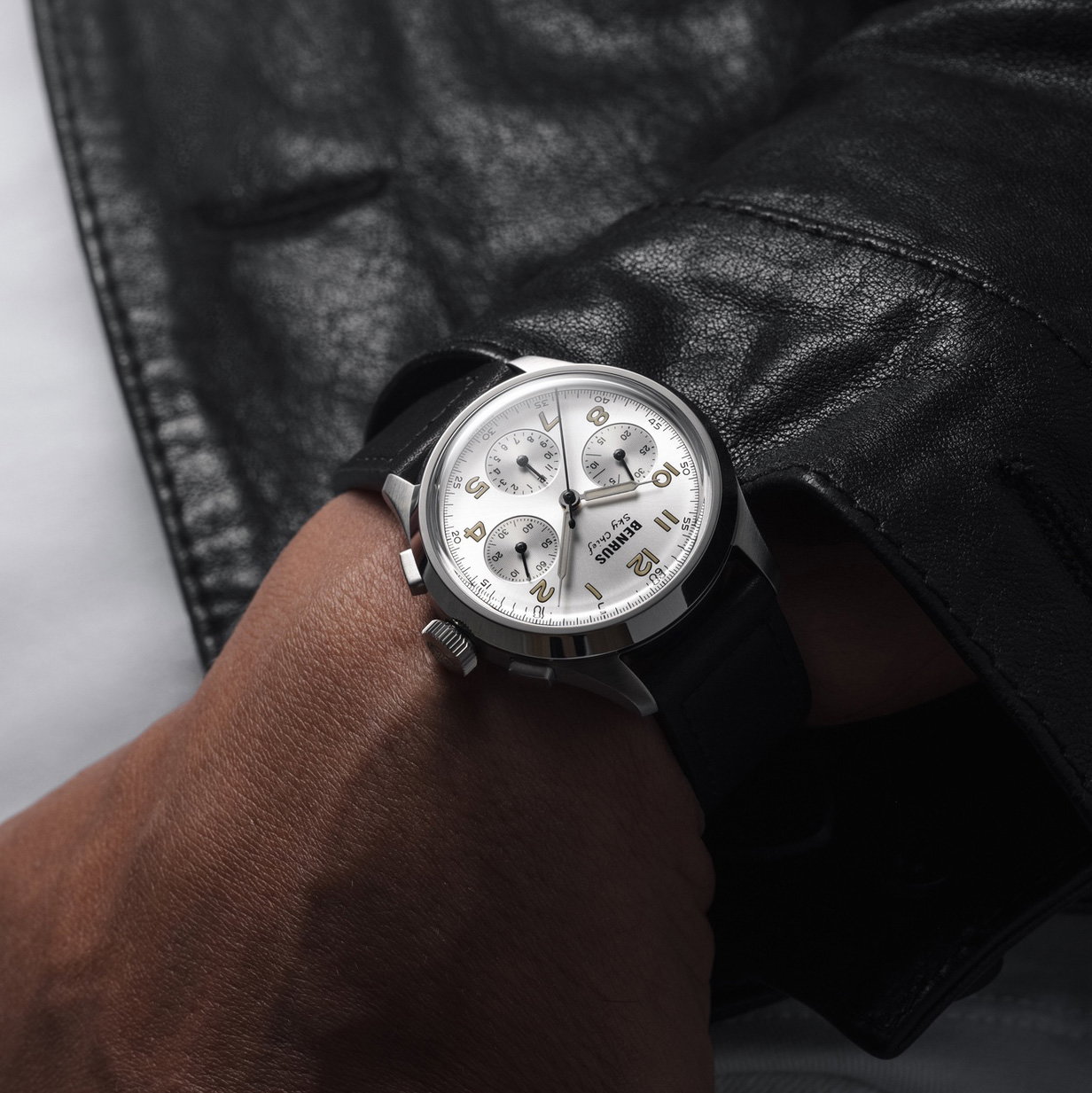 BENRUS Sky Chief Cirrus White