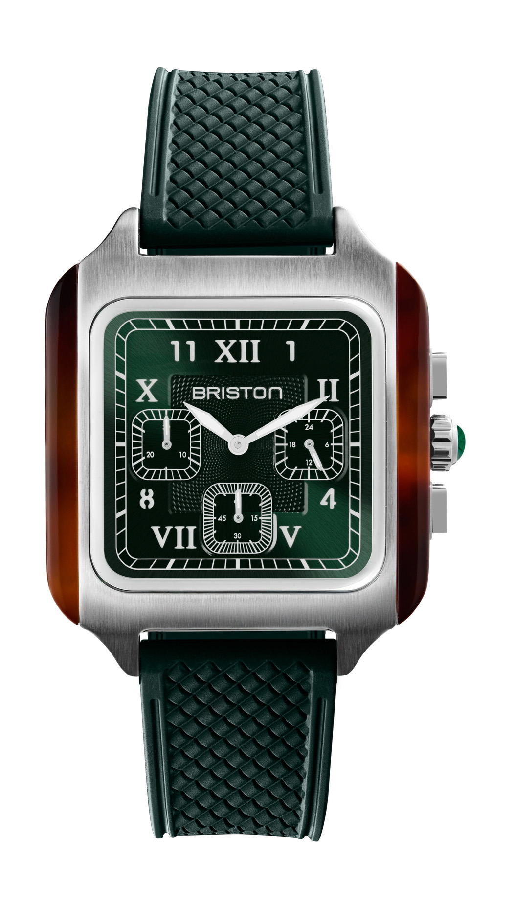 Briston Streamliner Kennedy Chronograph Small Second Green