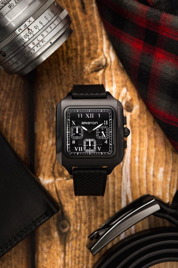 Briston Streamliner Kennedy Chronograph Small Second Black