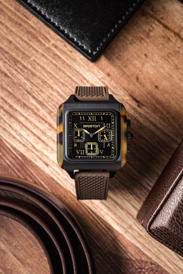 Briston Streamliner Kennedy Chronograph Small Second Black