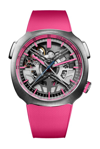 & ARTISTIC CO. Alpine Skeleton Tourbillon Cylindrical Streamliner Cie & Moser H. ピンク SCRABLER SKIN ボディ・フェイスケア