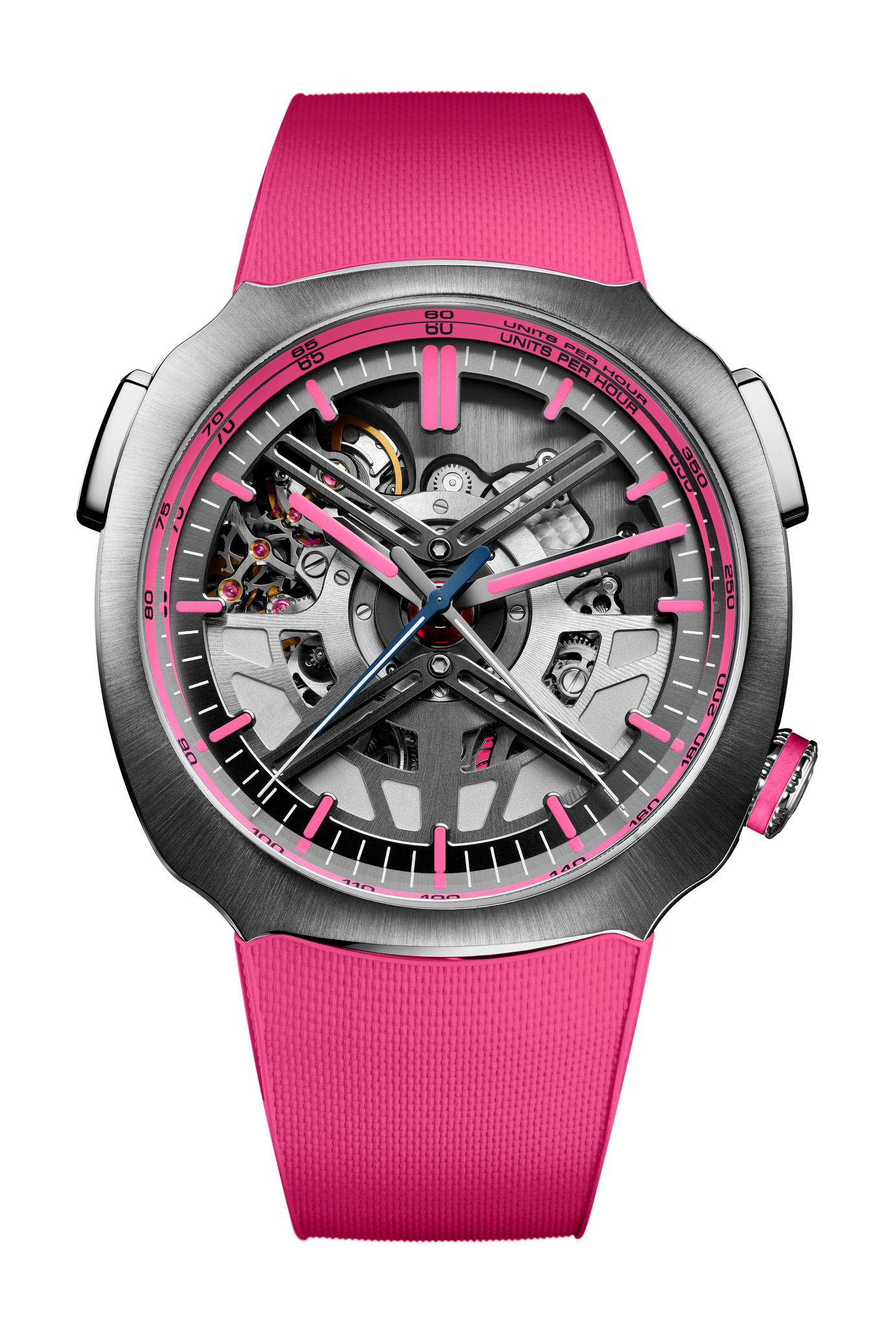 H. Moser & Cie Streamliner Alpine Drivers and Mechanics Pink Edition Set