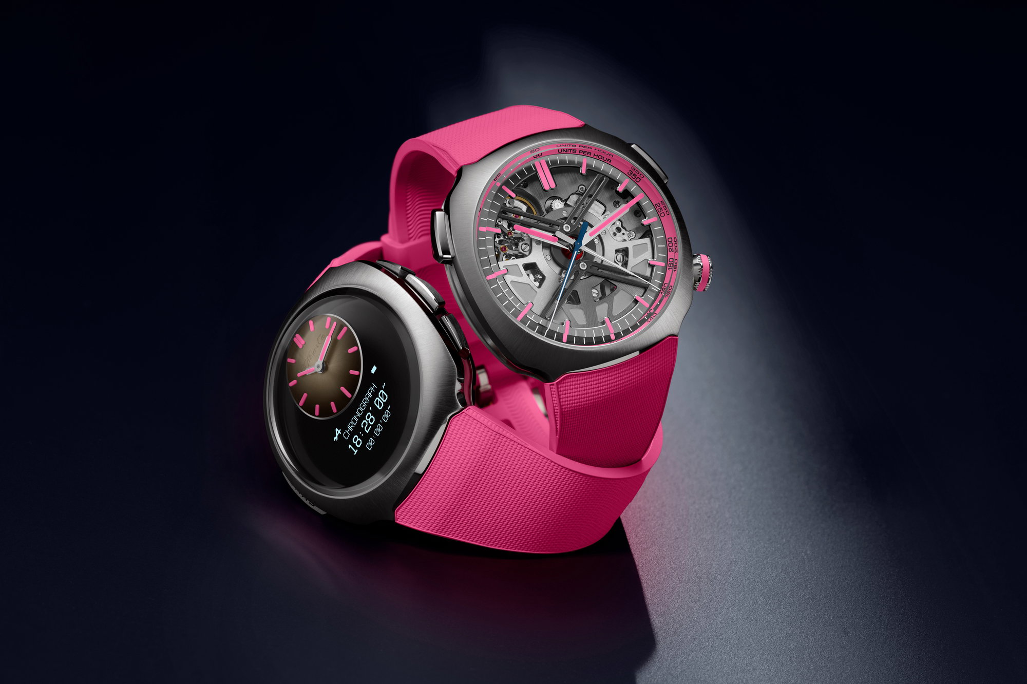 H. Moser & Cie Streamliner Alpine Drivers and Mechanics Pink Edition Set