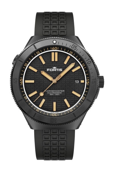 Fortis Marinemaster M-44 DLC Black Resin