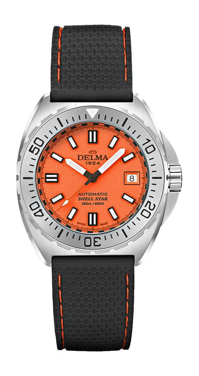 Delma Shell Star 41 Automatic Orange
