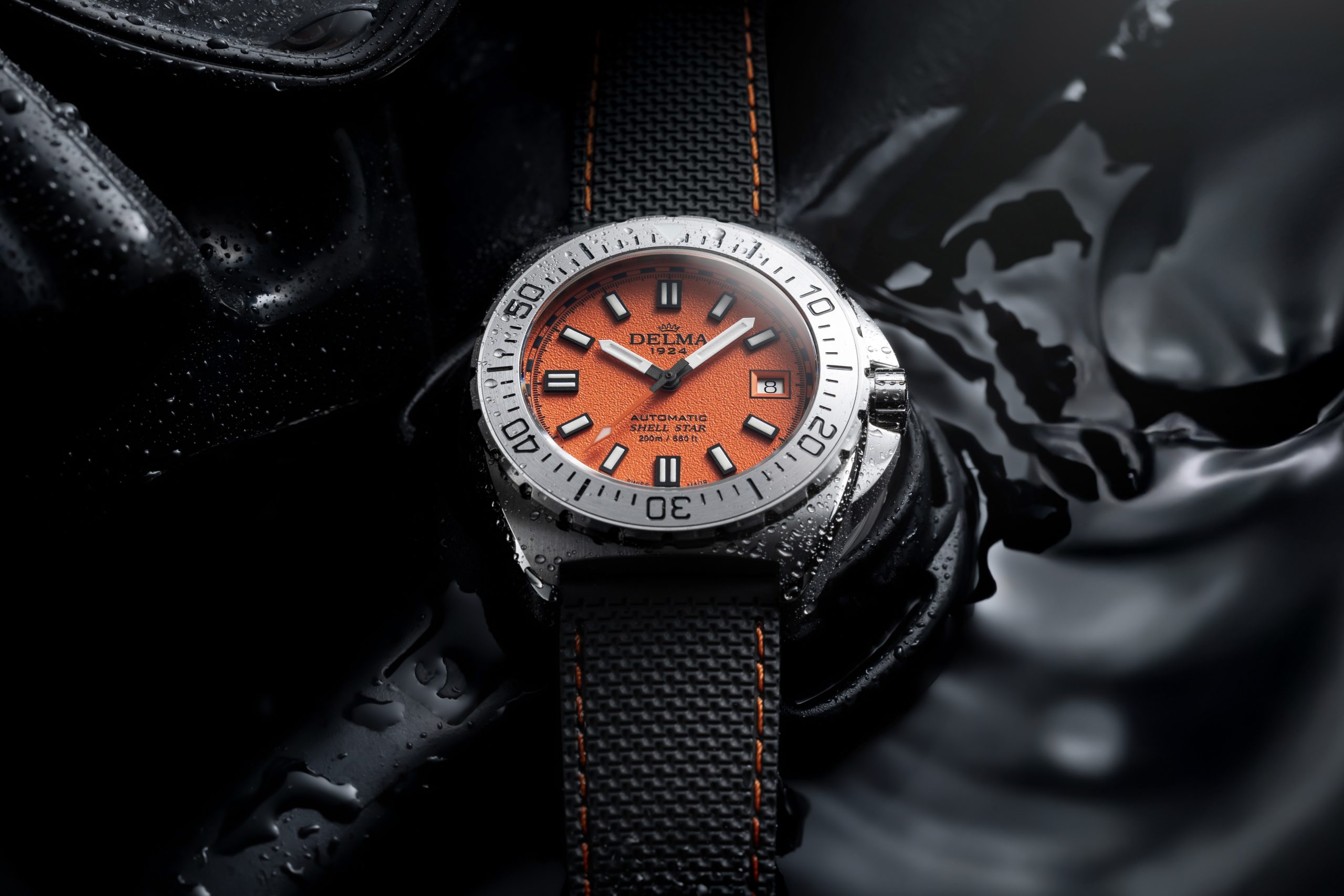 Delma Shell Star 41 Automatic Orange