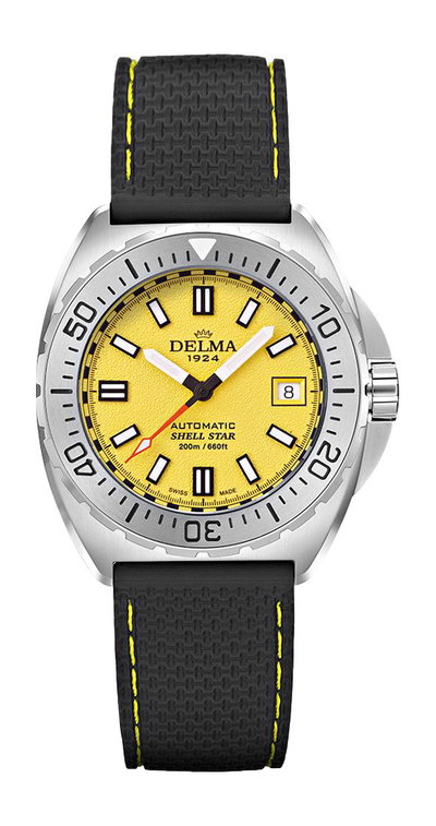 Delma Shell Star 41 Automatic Yellow