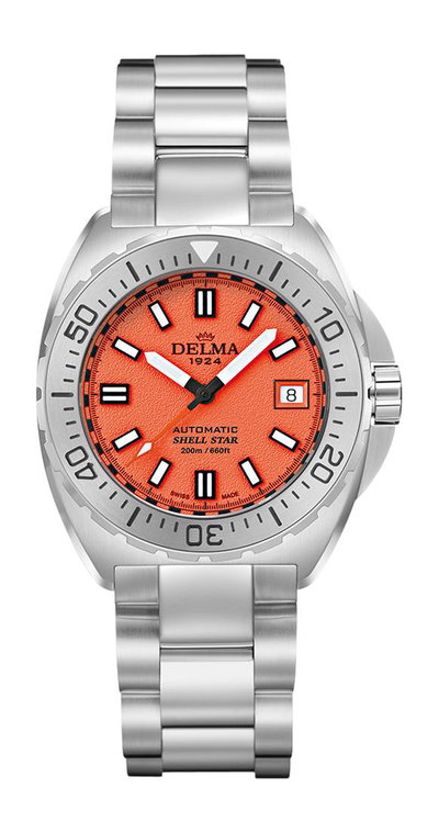 Delma Shell Star 41 Automatic Orange